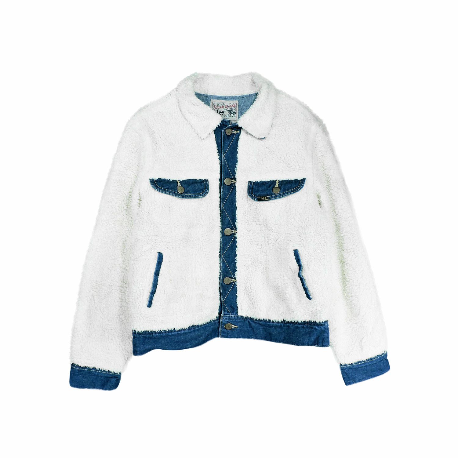 Lee LEE STORM RIDER SANFORIZED FUZZY SHERPA DENIM JACKET Size US XL / EU 56 / 4 - 1 Thumbnail