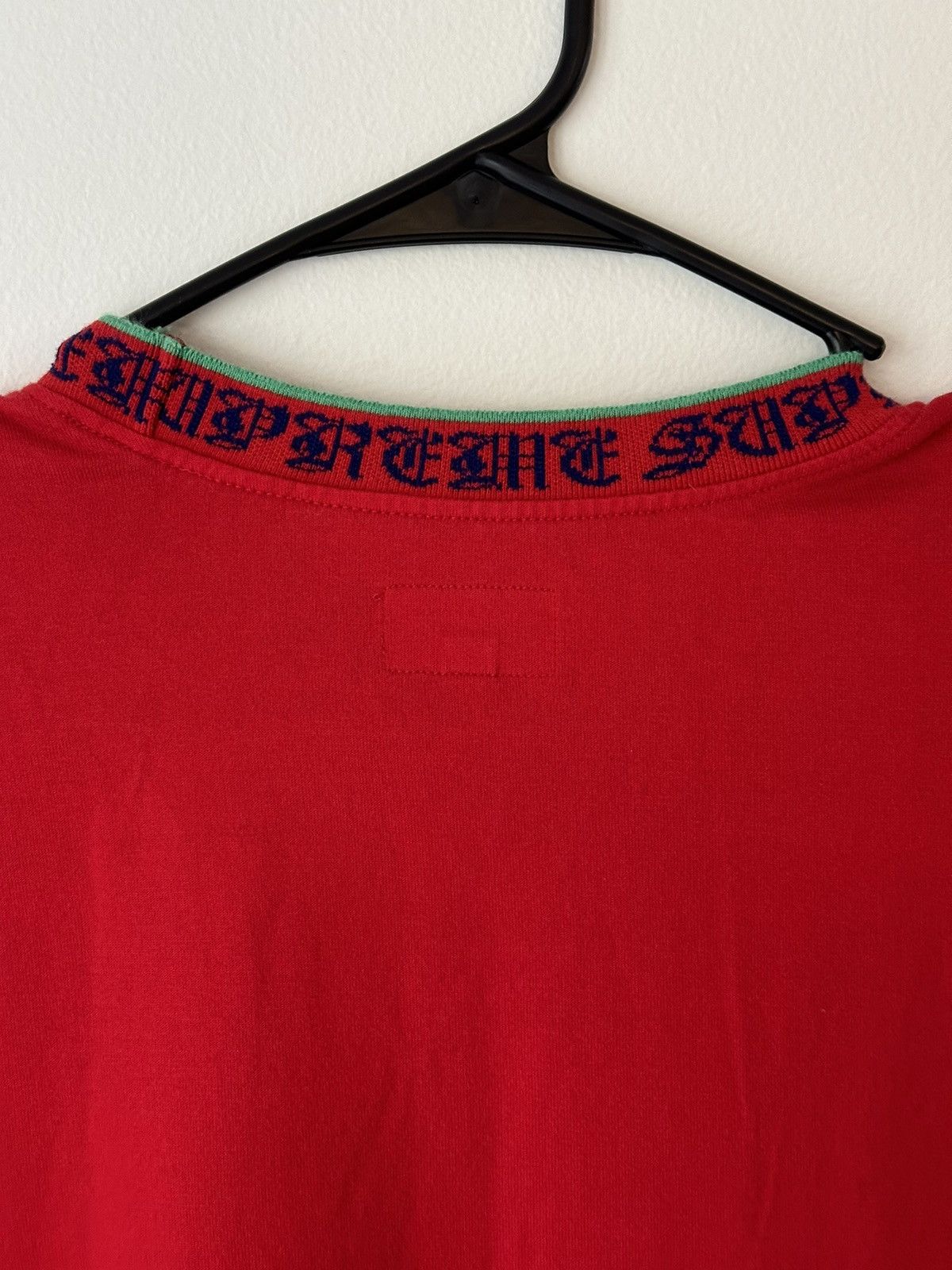 Supreme Supreme Old English Collar Logo L/S Top Tee Size US M / EU 48-50 / 2 - 4 Thumbnail