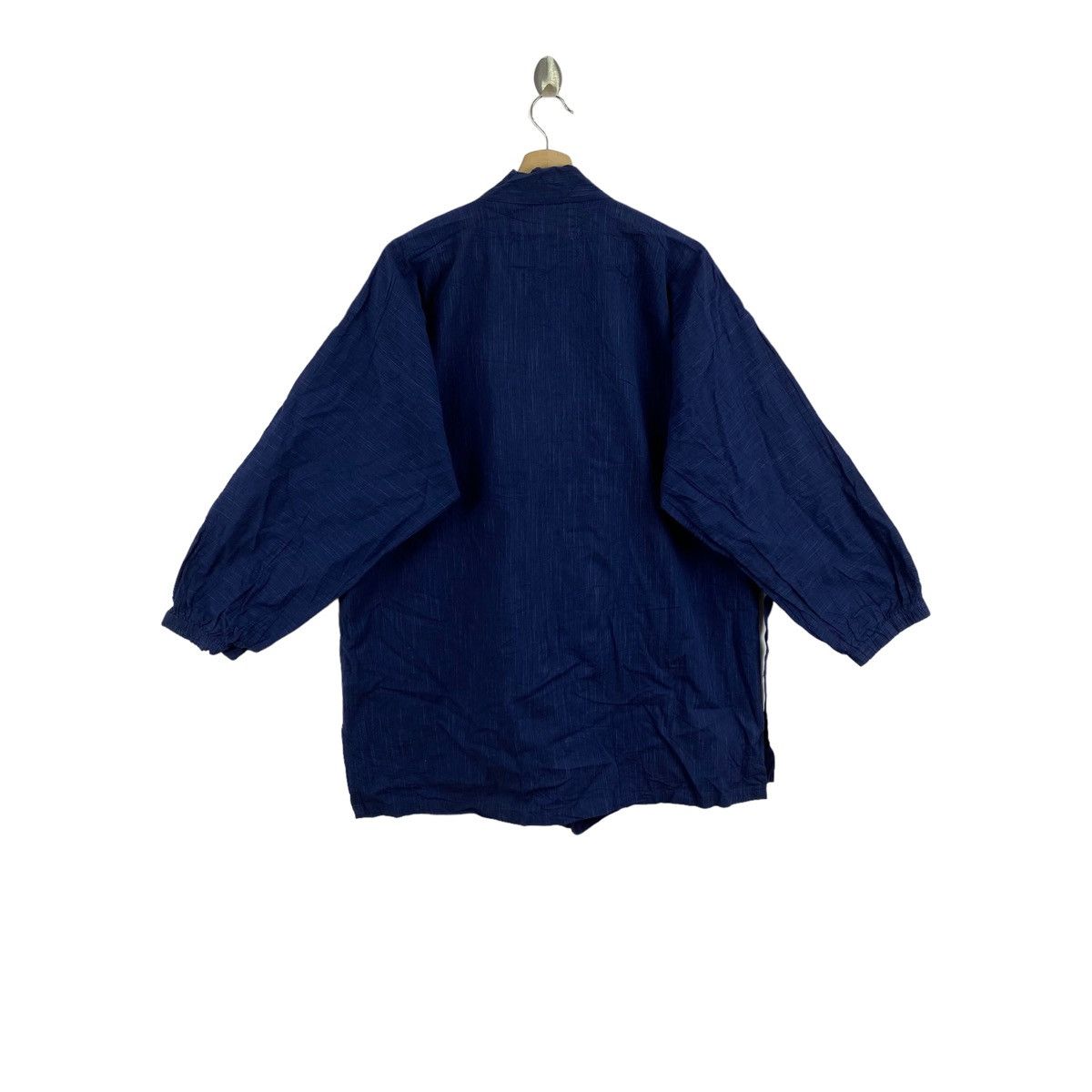 Japanese Brand KIRAKUMONO Japanese Brand Navy Plain Kimono Style Coat Size US L / EU 52-54 / 3 - 2 Thumbnail
