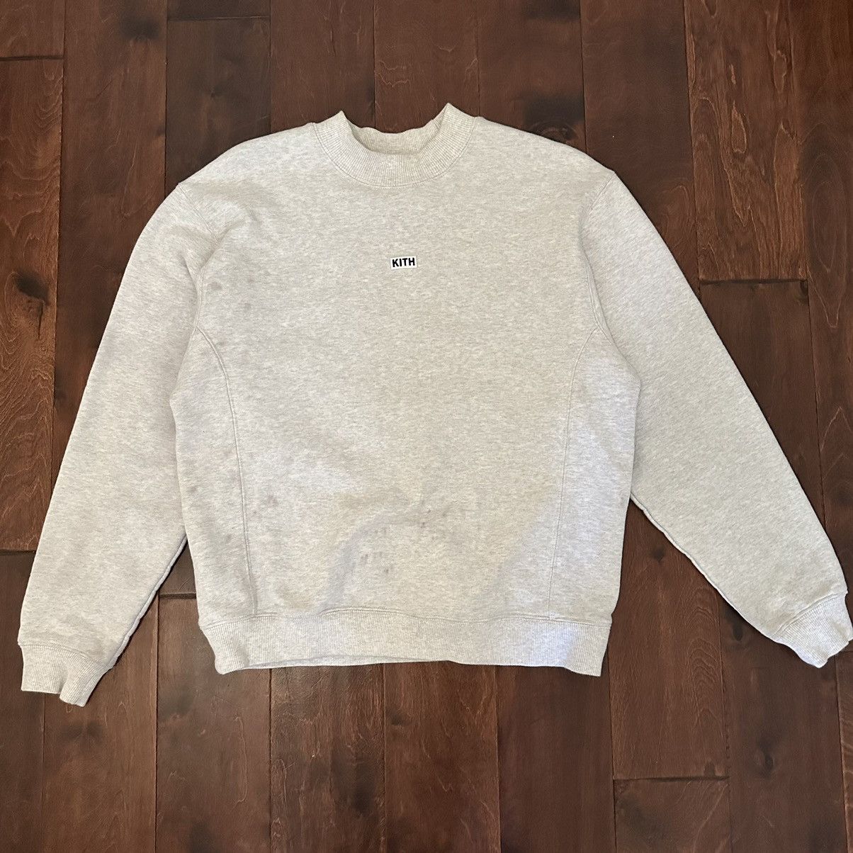 KITH outlets CARLISLE MOCKNECK SWEATSHIRT - SMALL