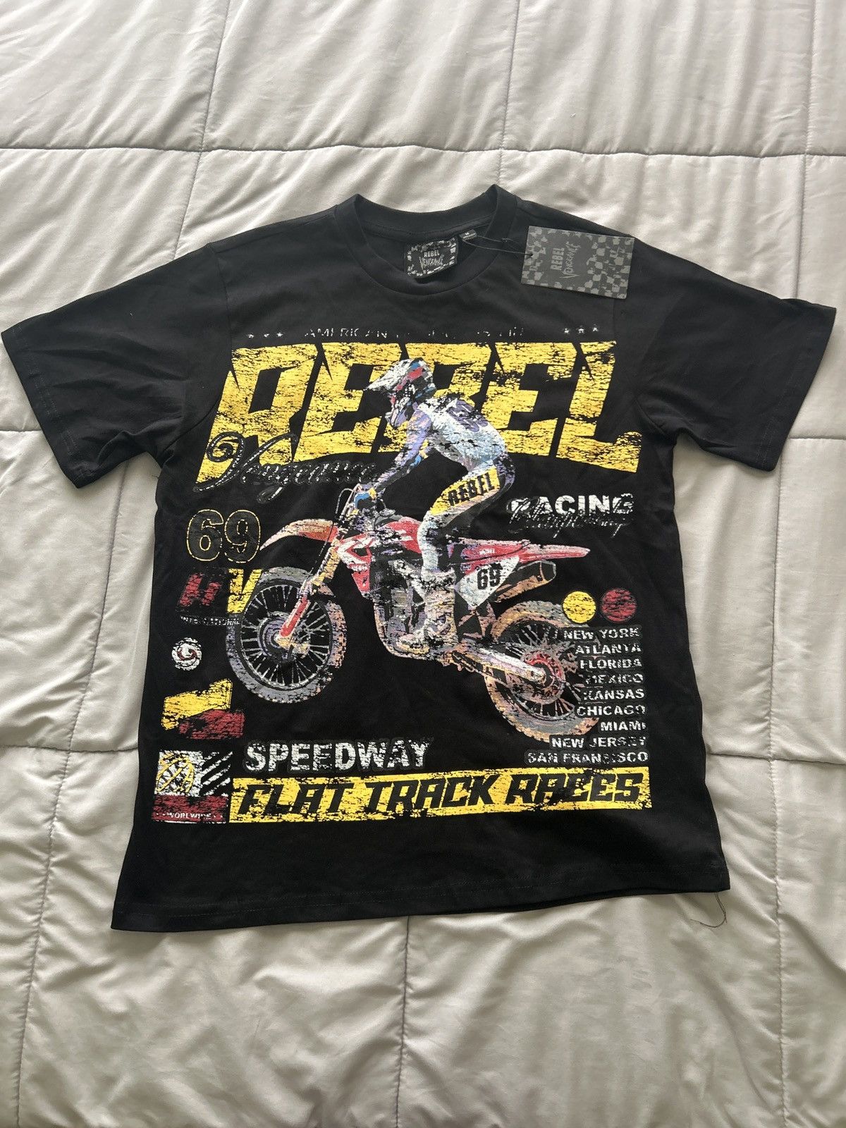 Other Rebel Vengeance Black Graphic Tee Size US M / EU 48-50 / 2 - 1 Thumbnail