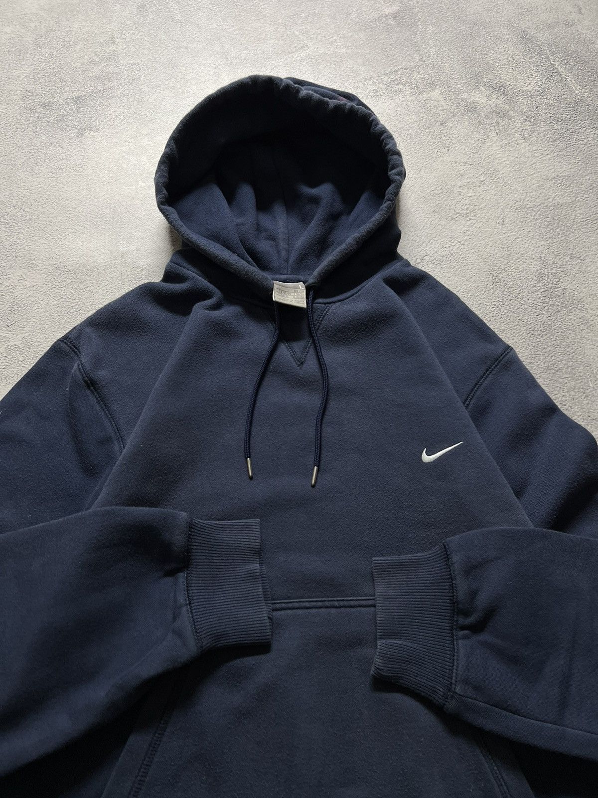 Nike × Vintage Vintage Y2k Nike 💙 Mini Swoosh Hoodie 00’s Size US L / EU 52-54 / 3 - 1 Thumbnail