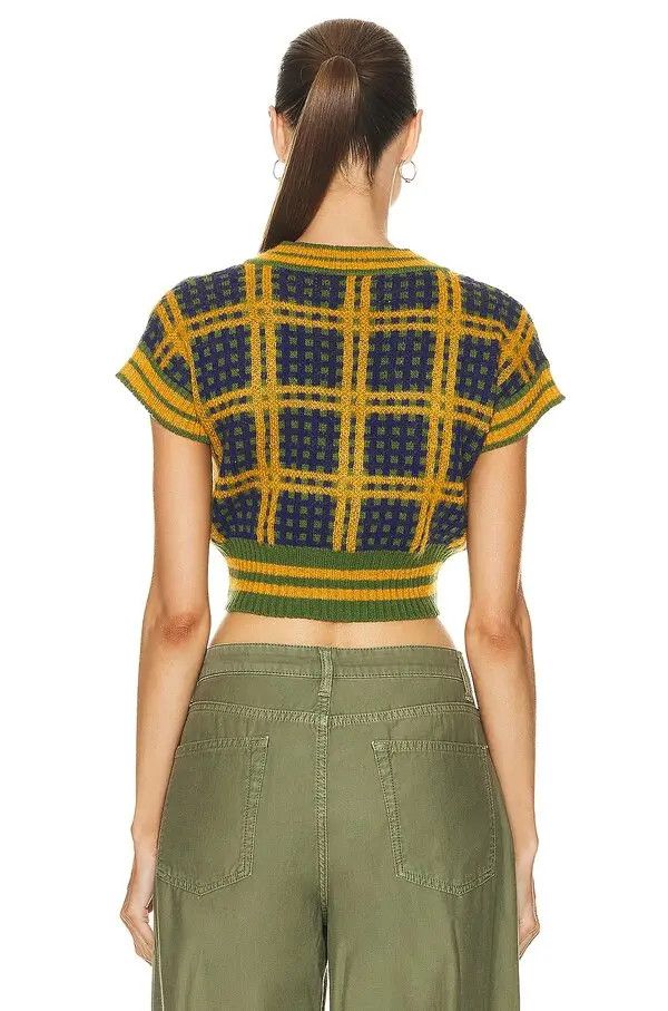 Marni o1y1125 V-neck Sweater in Multicolor Size XS / US 0-2 / IT 36-38 - 3 Thumbnail