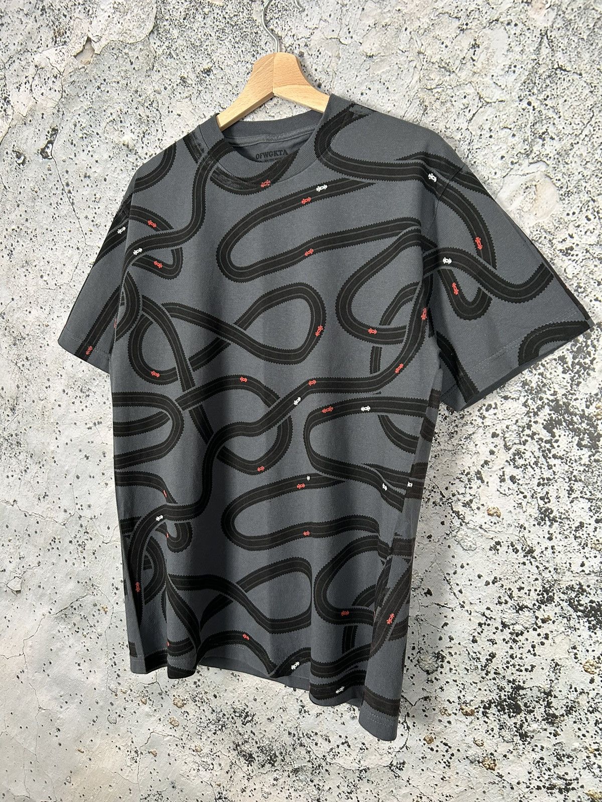 Rap Tees Tayler The Creator OFWGKTA Cars AOP Graphic Tee Rap Size US M / EU 48-50 / 2 - 2 Thumbnail