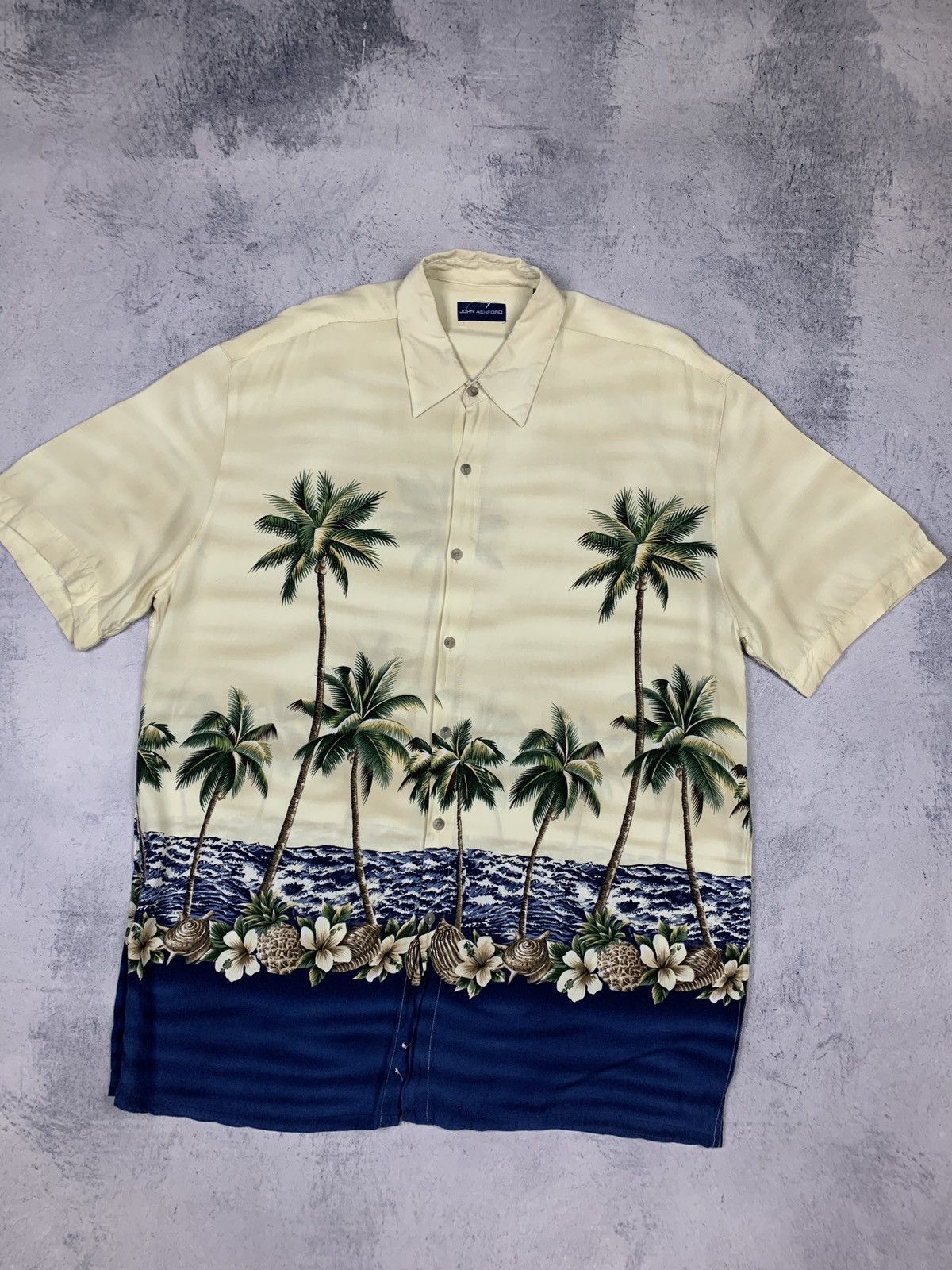 John Ashford Vintage Y2K John Ashford Hawaiian Shirt Crazy Size US L / EU 52-54 / 3 - 7 Thumbnail