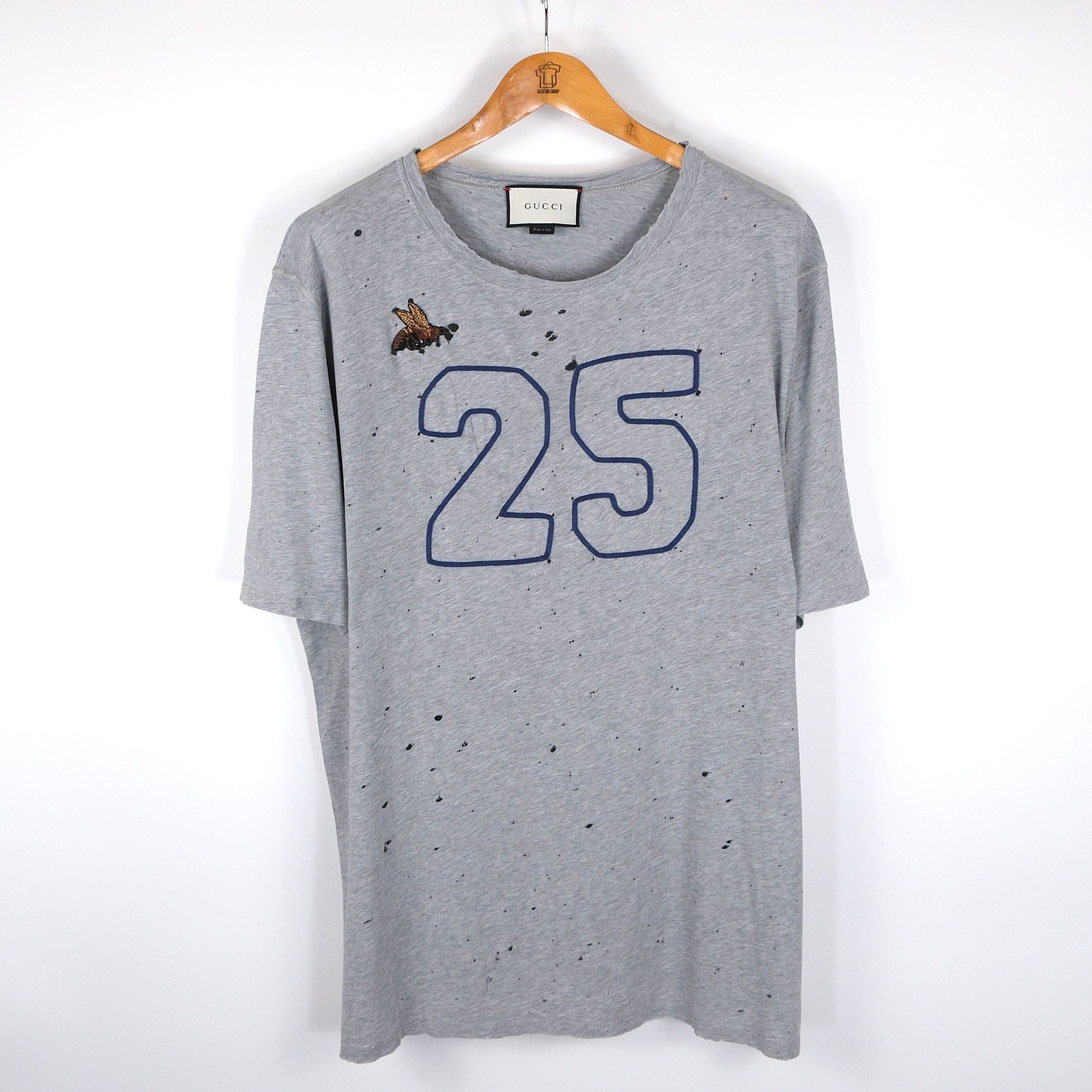 Gucci Gucci distressed 25 tee Size US XXL / EU 58 / 5 - 1 Thumbnail