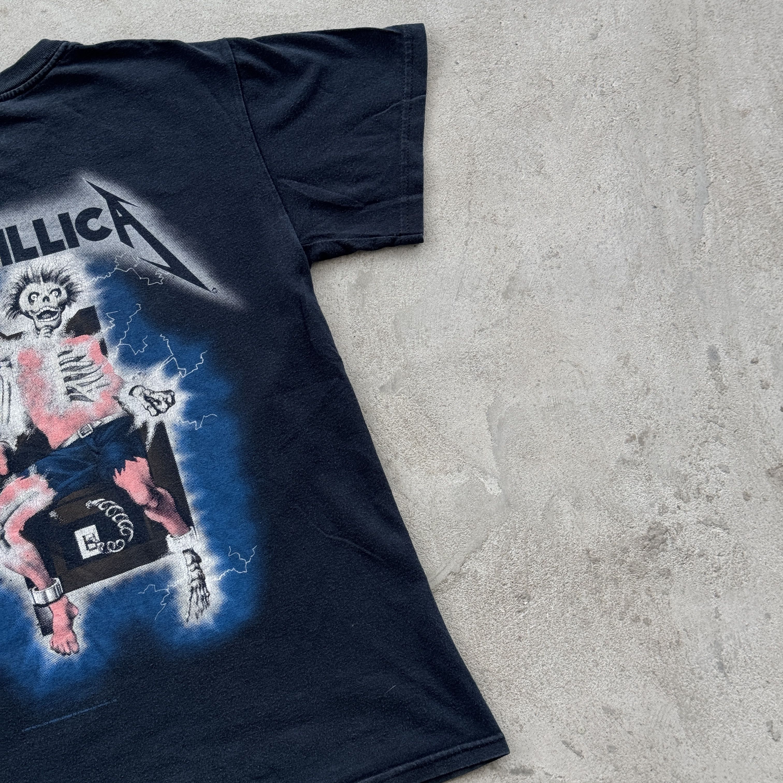Metallica Vintage Metallica Ride The Lightning Rock Graphic Tee S Size US S / EU 44-46 / 1 - 7 Thumbnail