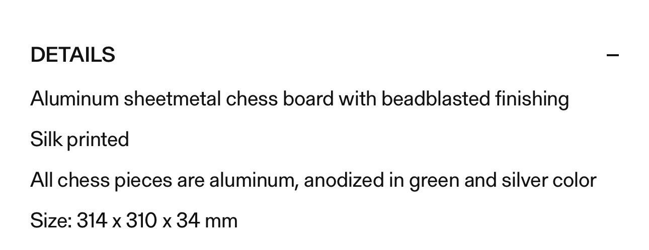 HIDDEN Hidden NY Chess Set Size ONE SIZE - 8 Thumbnail