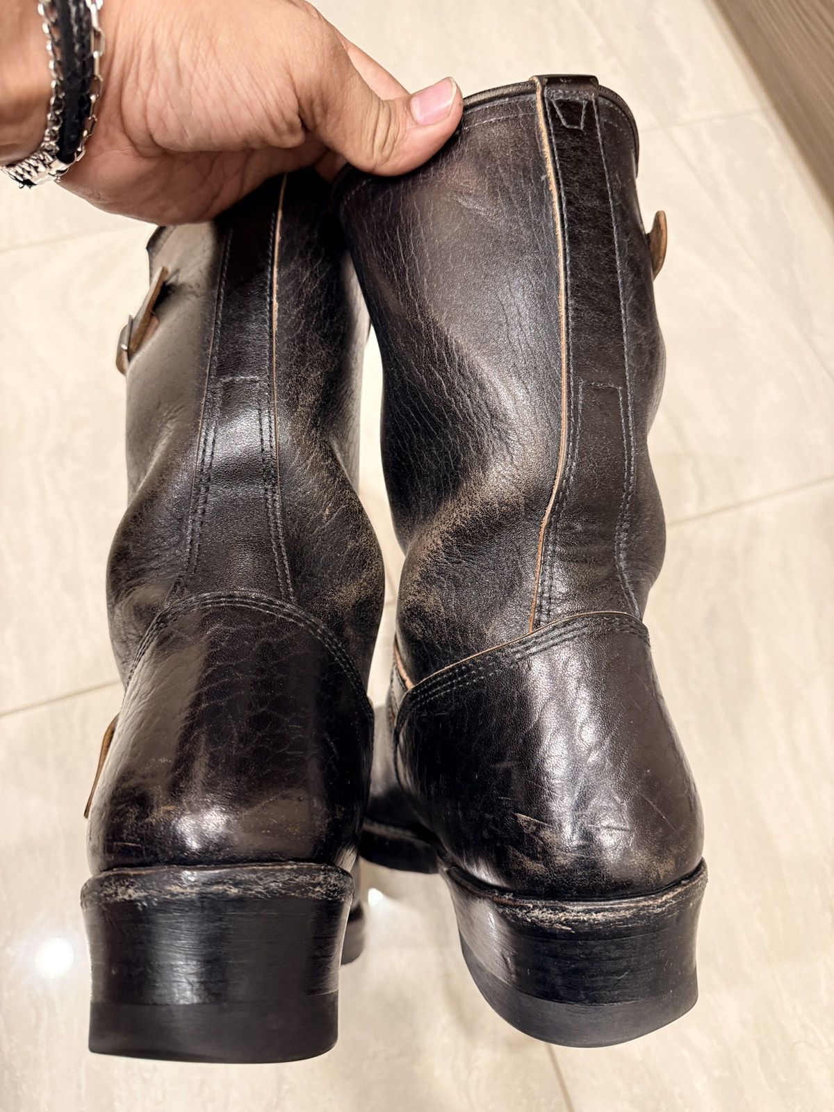 John Lofgren John Lofgren Wabash Engineer Boots – Shinki Hikaku Horsebutt Size US 8.5 / EU 41-42 - 3 Thumbnail