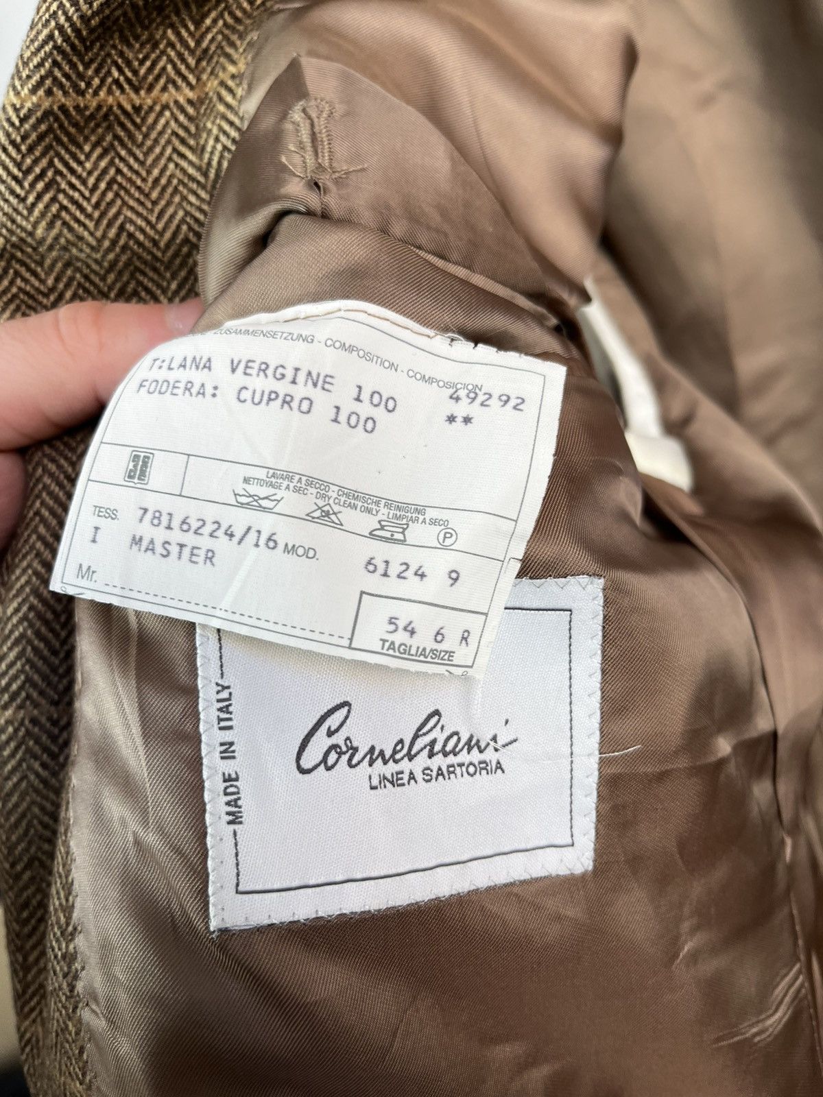 Corneliani Corneliani blazer jacket Size 54R - 17 Thumbnail