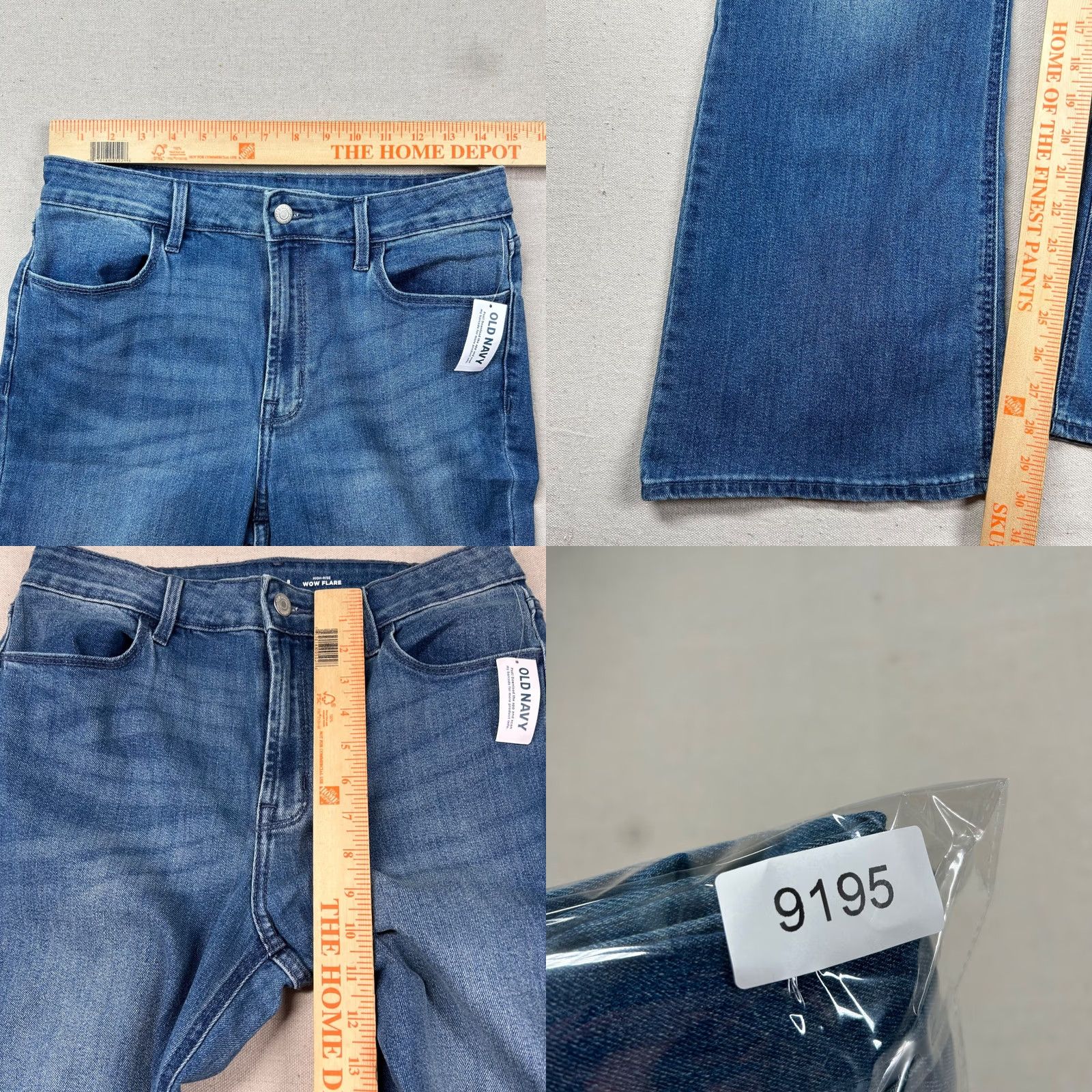 Old Navy Old Navy Jeans Womens 8 High Rise Flare Bell Bottom Denim Blue Size 30" / US 8 / IT 44 - 8 Thumbnail