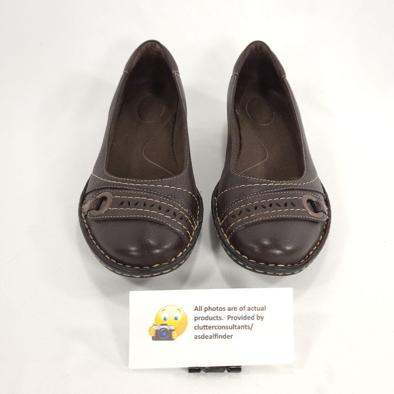 Clarks Clarks Bendables Ballet Flat Womens Size 9 62827 Brown Black Size US 9 / IT 39 - 2 Thumbnail