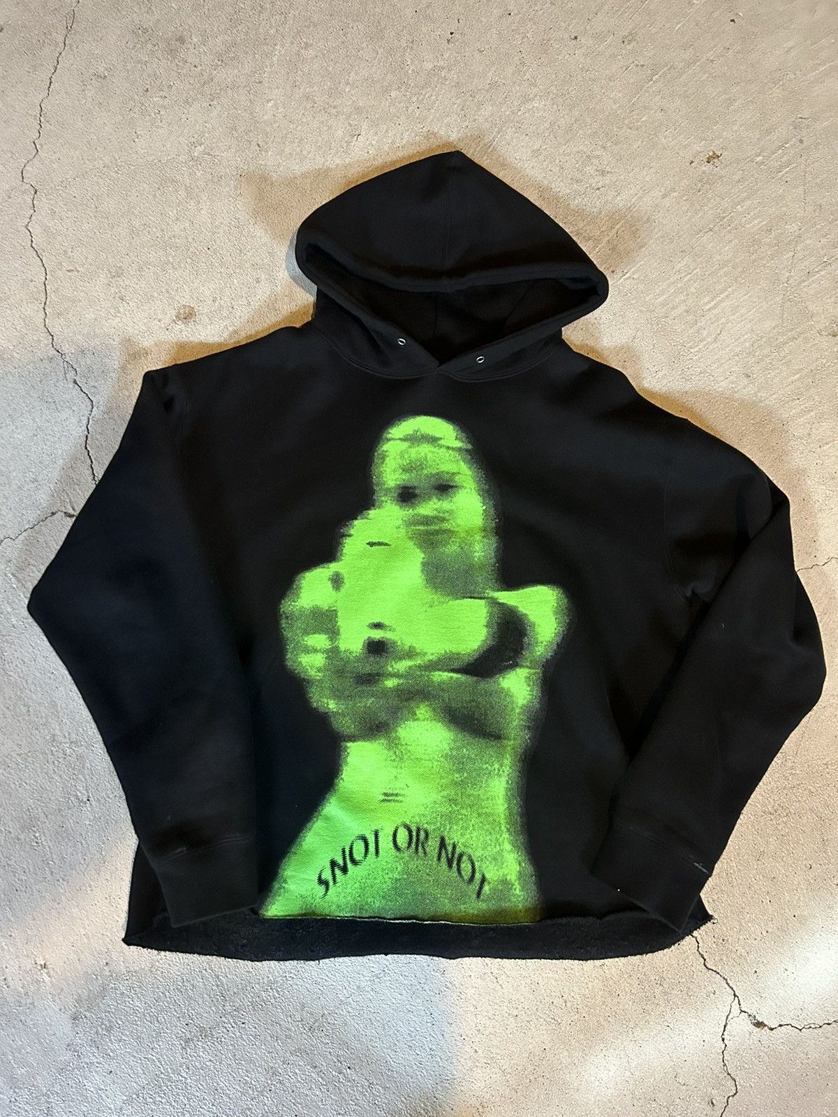 Streetwear Homixide Gang “Snot Or Not” Tour hoodie | Grailed