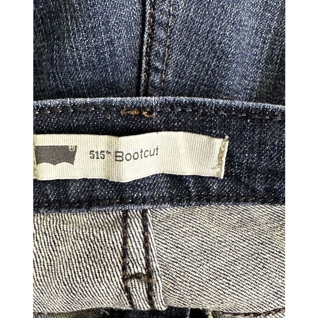 Levi's Levi's 515 Jeans Womens 12M Bootcut Denim Straight Red Tab Blue 32in 34in Inseam Rise High Size 34" / US 12 / IT 48 - 7 Thumbnail