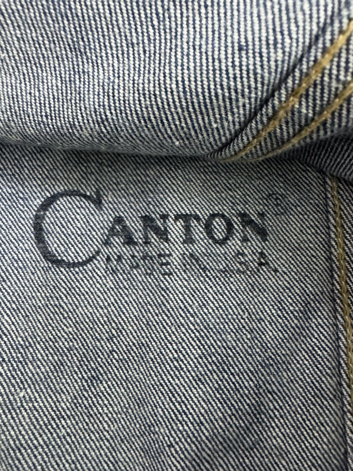 Vintage vintage 70s Canton X-West denim jacket Size US L / EU 52-54 / 3 - 9 Thumbnail