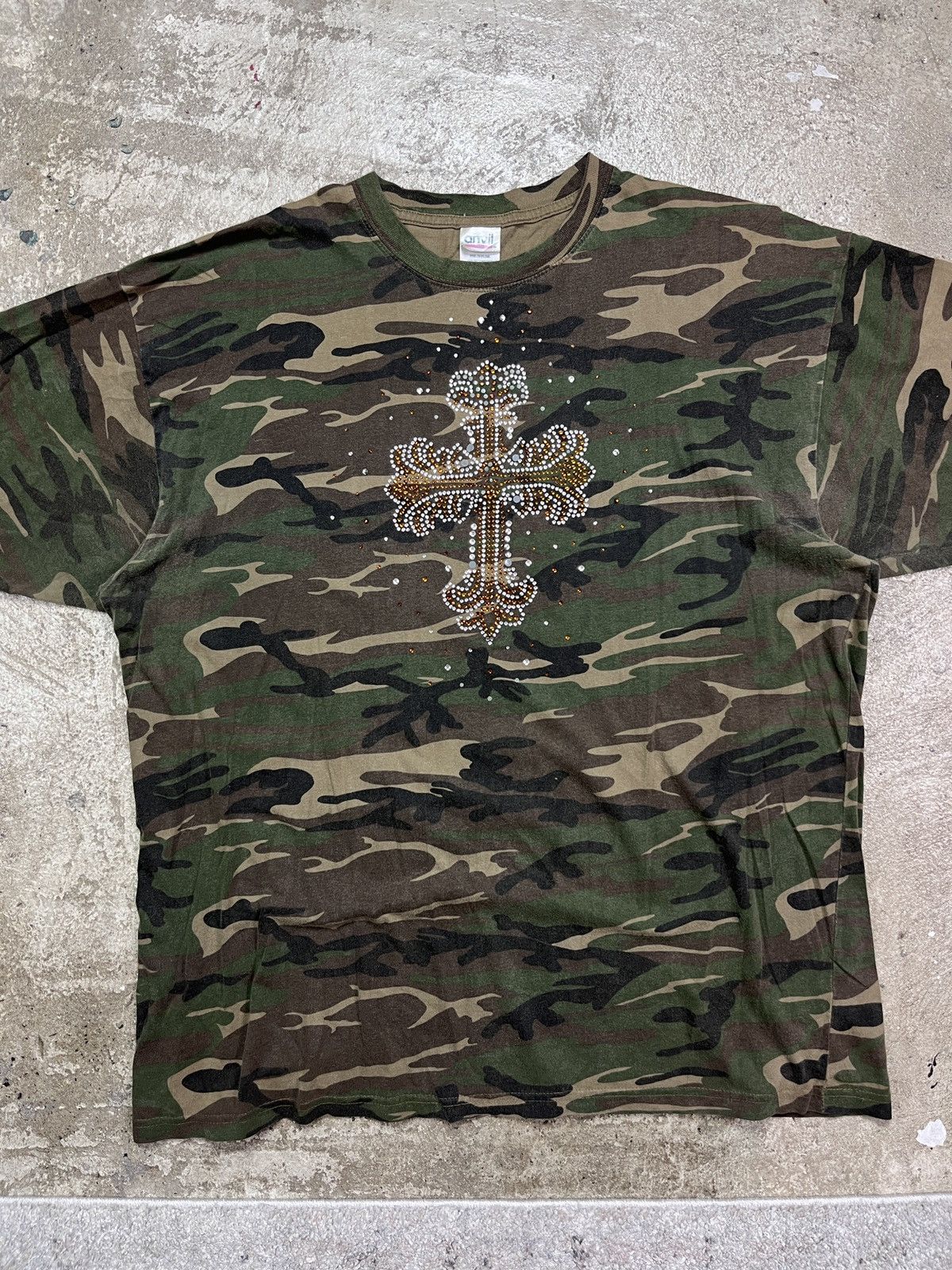 Vintage CHROME HEARTS STYLE Y2K RETRO OVERSIZED BOXY FIT SHIRT 1990s Size US XXL / EU 58 / 5 - 3 Thumbnail