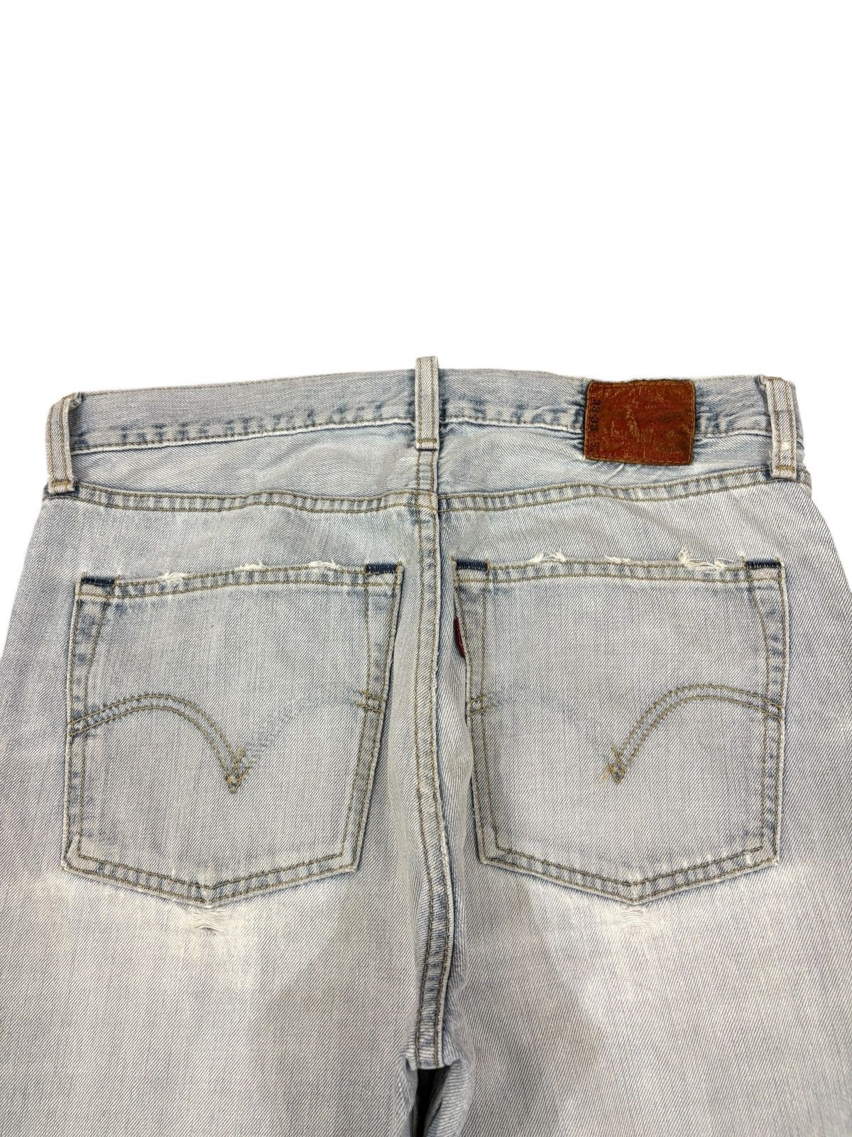 Levi's Vintage 90s Levi’s 502 Distressed Baggy Jeans Size US 32 / EU 48 - 8 Thumbnail