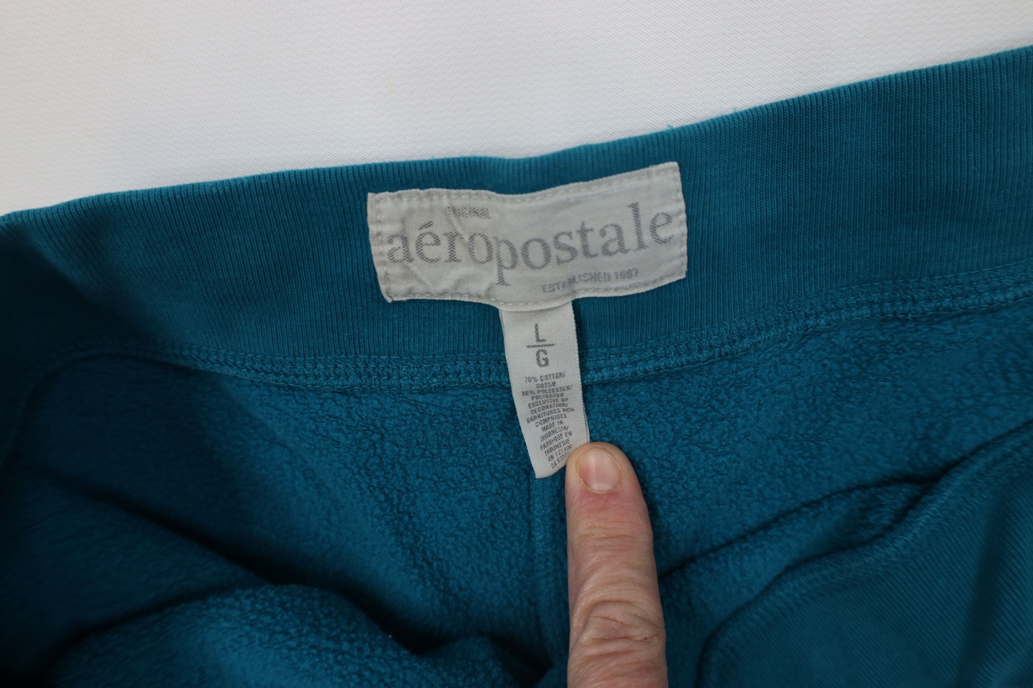 Aeropostale Vintage 90s Y2K Aeropostale Bella Wide Leg Flared Sweatpants Size 34" / US 12 / IT 48 - 9 Thumbnail
