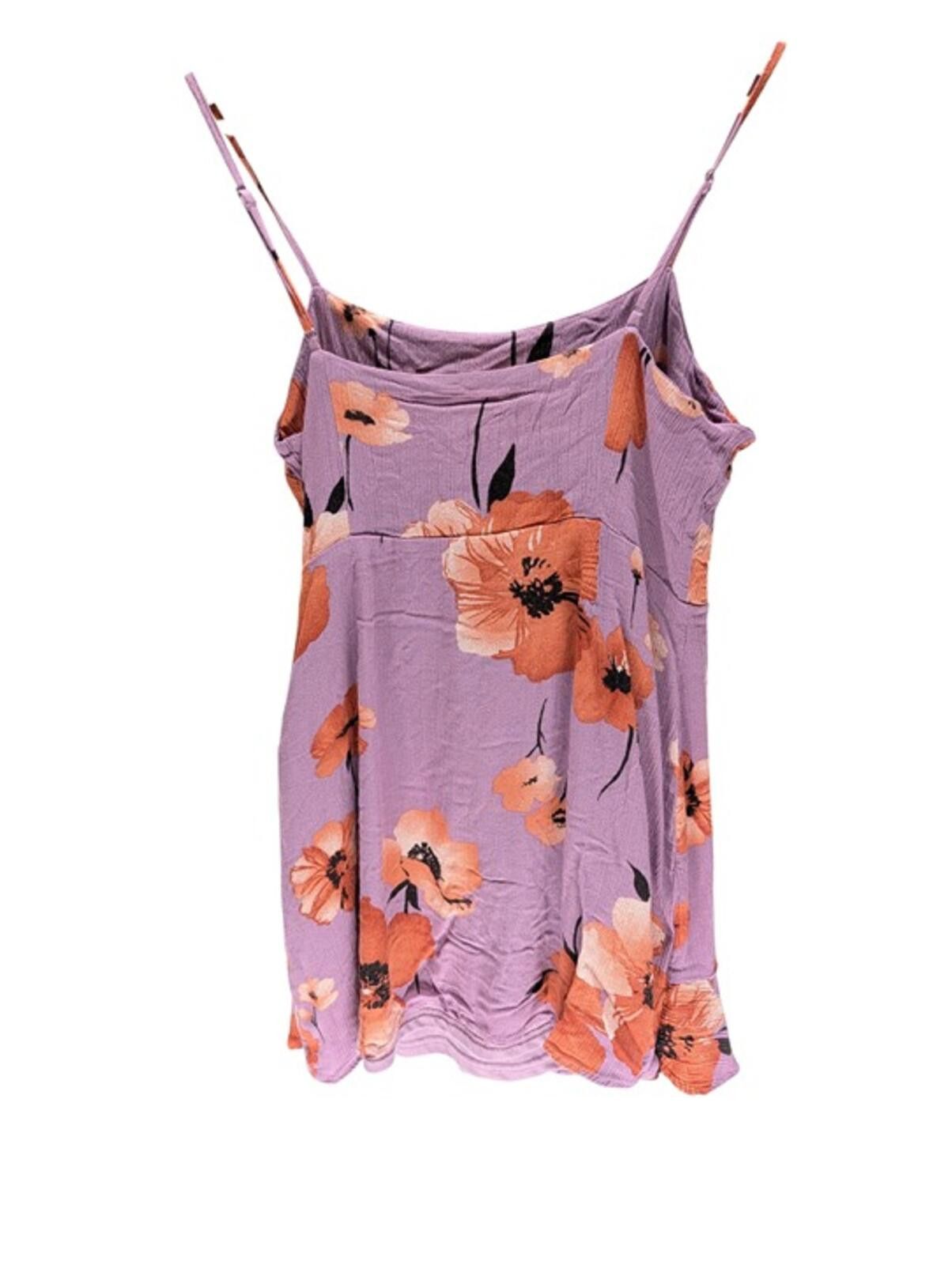 Grateful Dead Grace Purple Floral Wrap Romper Mini Dress Spaghetti Strap M Size M / US 6-8 / IT 42-44 - 4 Thumbnail