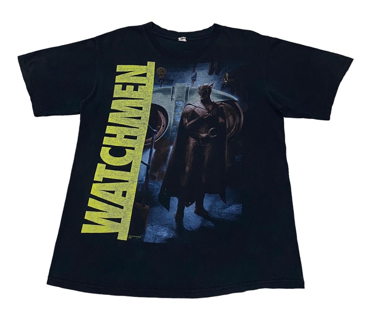 image of Very Design Vintage Action Movie Watchmen T-Shirt 2000S in Black, Men's (Size Medium)