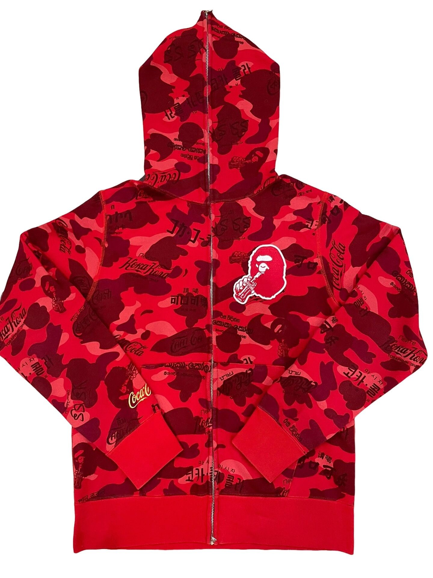 Bape Bape x Coca-Cola Camo Full Zip Hoodie Size M Size US M / EU 48-50 / 2 - 1 Thumbnail