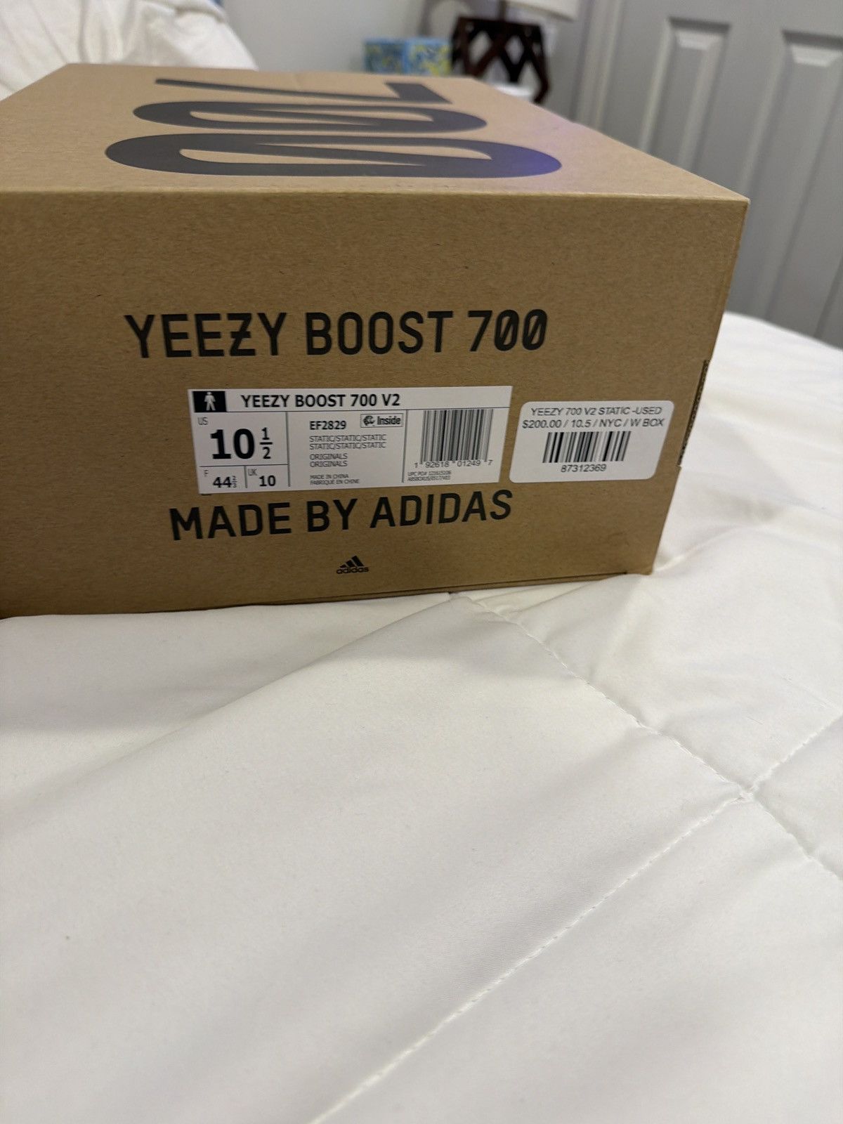 Yeezy Adidas Yeezy Boost 700 V2 ‘Static’ Size US 10.5 / EU 43-44 - 7 Thumbnail