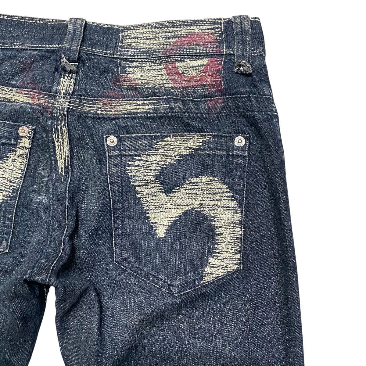 291295=Homme 291295 Homme Denim Low Flare Jeans Size US 30 / EU 46 - 11 Thumbnail