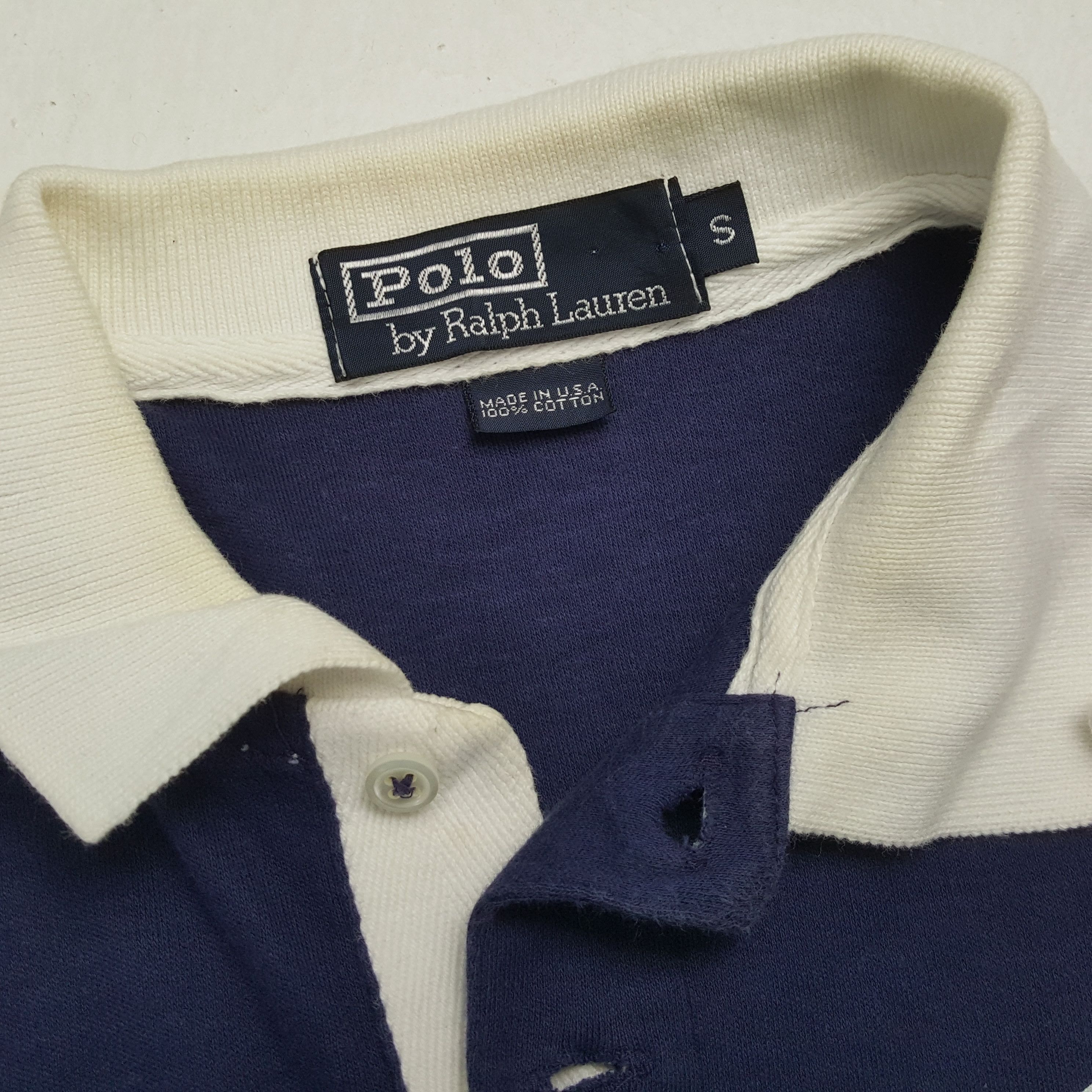 Polo Ralph Lauren × Vintage POLO by RALPH LAUREN Rare Fashion Style Design Polos Size US S / EU 44-46 / 1 - 6 Thumbnail