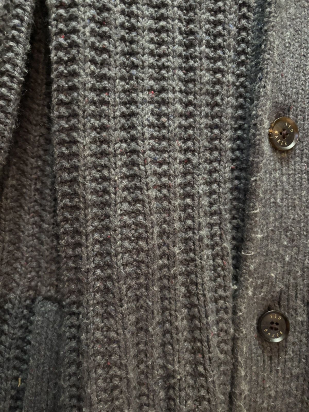 Ted Baker Men’s Ted Baker Knitted Button-down Sweater Cardigan (XL) Size US XL / EU 56 / 4 - 4 Thumbnail