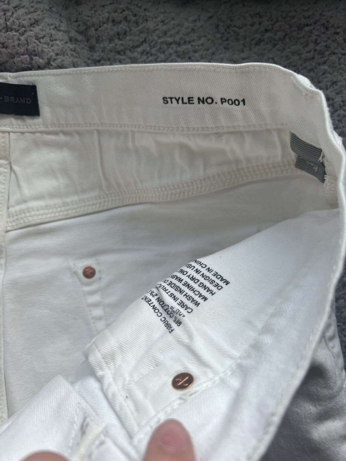 Purple Brand Purple jeans paint splatter white jeans Size US 34 / EU 50 - 6 Thumbnail
