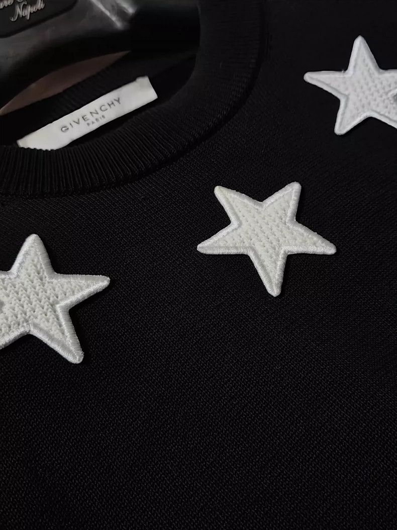 Givenchy Givenchy Show Model Pentagram Patch T-Shirt Size US XL / EU 56 / 4 - 6 Thumbnail