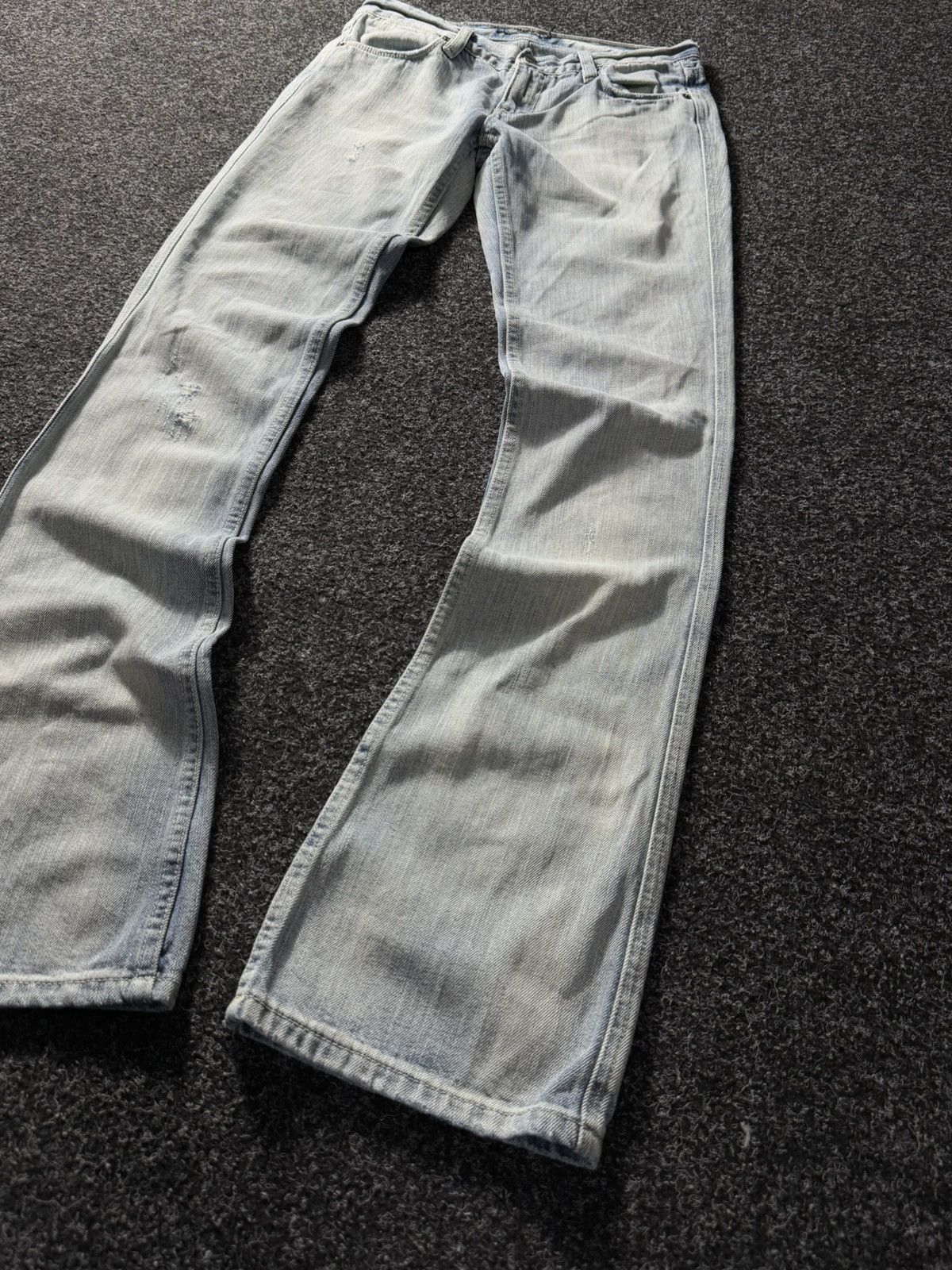 Hysteric Glamour × Polo Ralph Lauren × Vintage Flared Polo Ralph Lauren Vintage 90s Y2K Jeans Pants Size 26" / US 2 / IT 38 - 3 Thumbnail