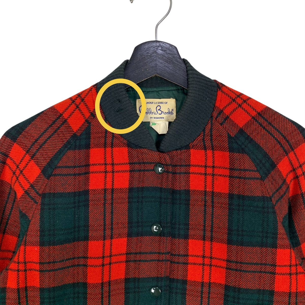 If Six Was Nine Vintage 90s Bobbie Brooks plaid bomber jacket Red Tartan Size US S / EU 44-46 / 1 - 7 Thumbnail