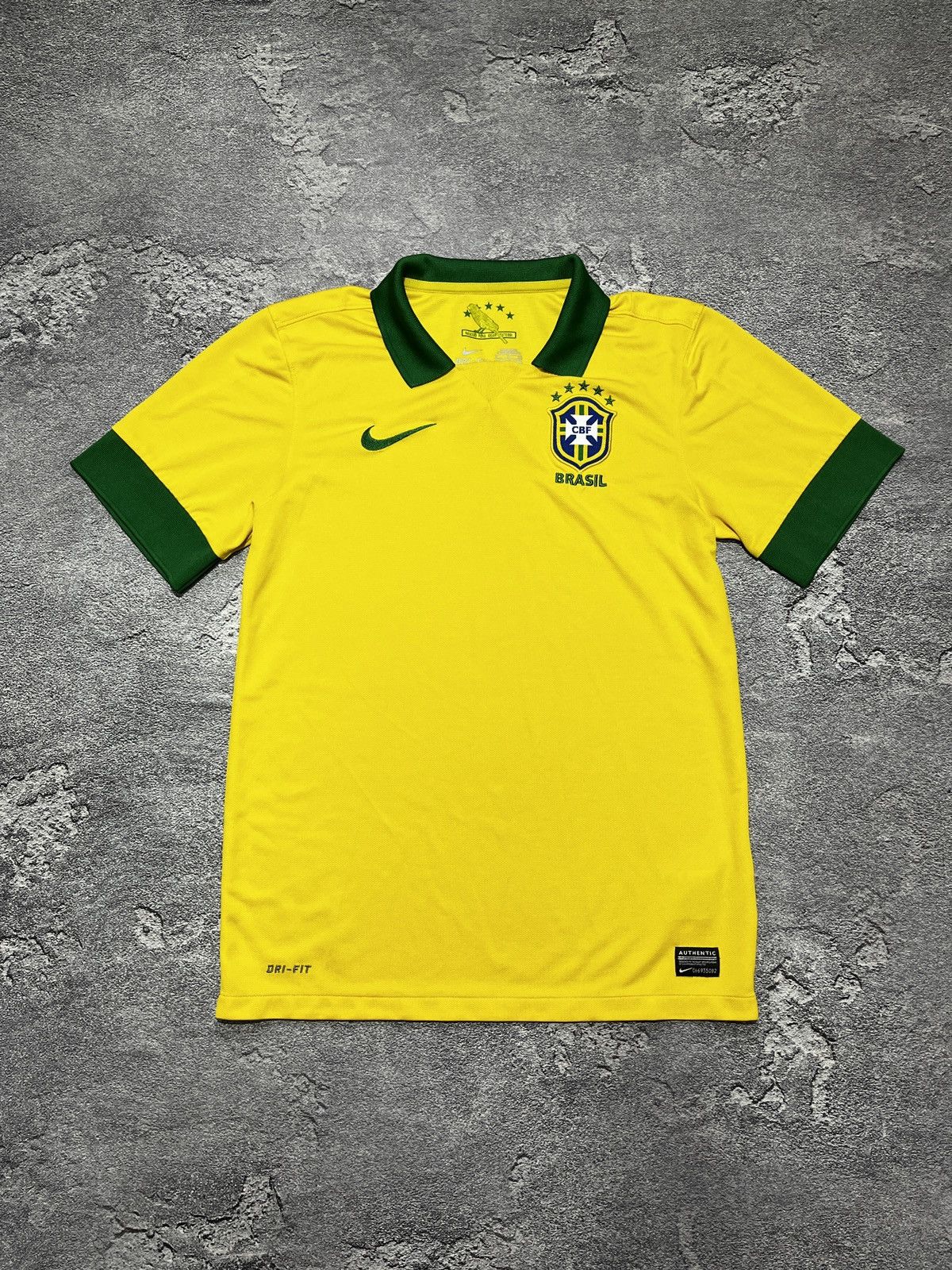 Nike Vintage Nike Brasil Brazil soccer jersey size S Size US S / EU 44-46 / 1 - 1 Thumbnail