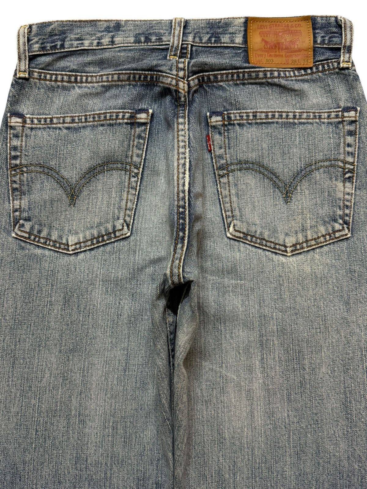 Levi's Vintage 90s Levis 503 Faded Wash Distressed Wide Leg Baggy Size US 28 / EU 44 - 4 Thumbnail