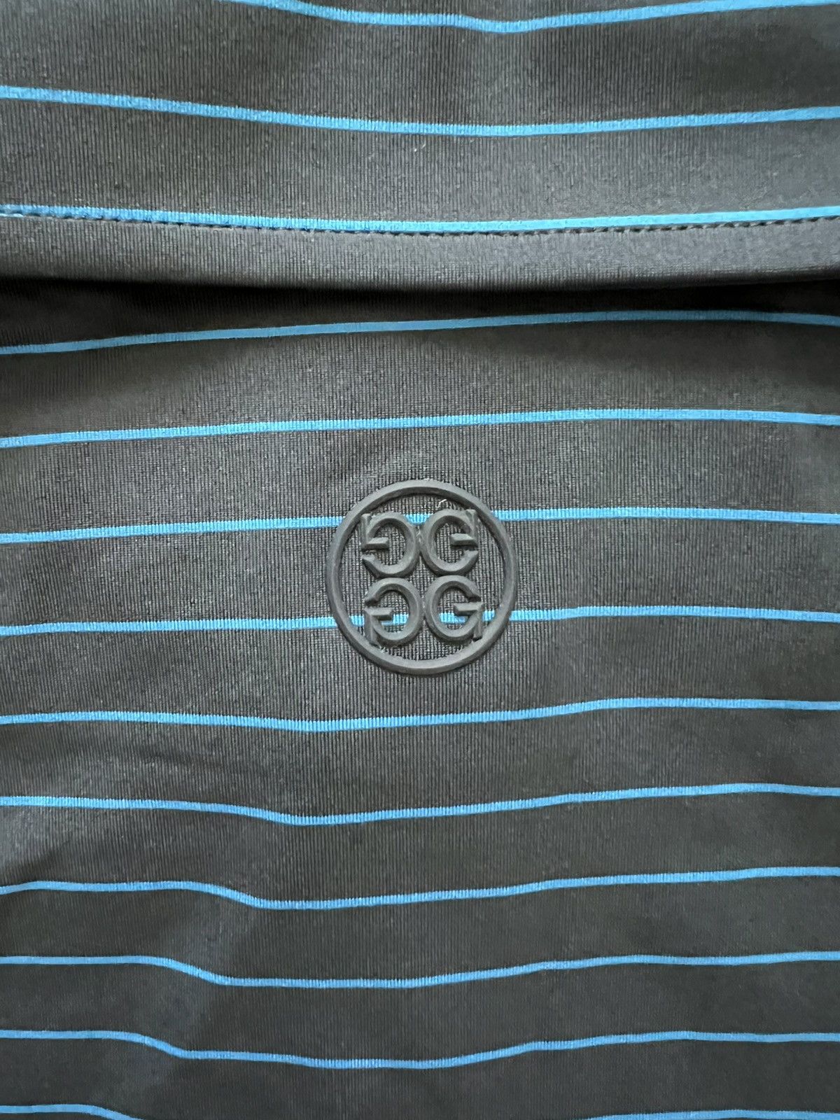 G/FORE G/Fore Pencil Stripe Pique Golf Polo Twilight Blue Wicking Size US XXL / EU 58 / 5 - 6 Thumbnail