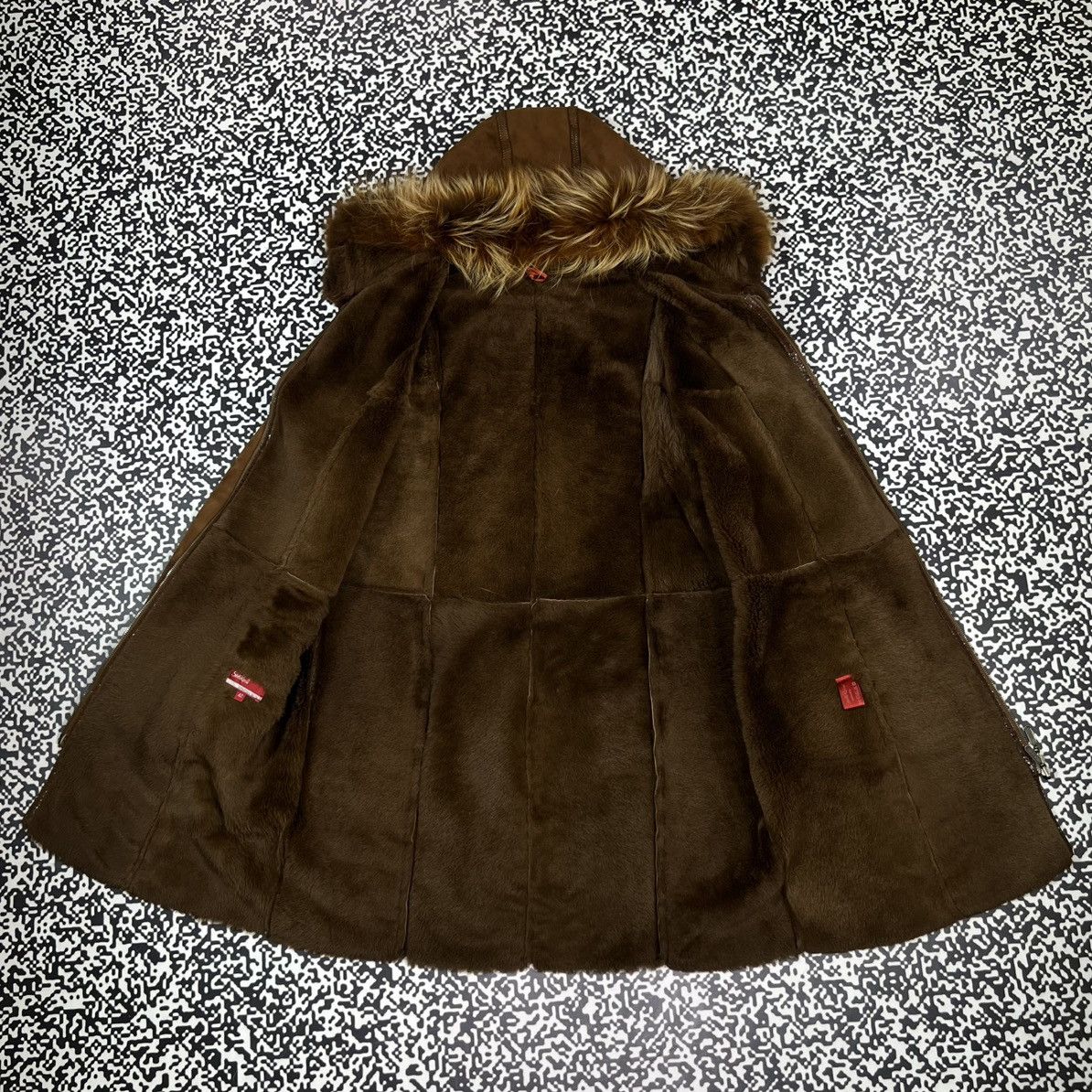 Vintage Vintage 00s Stella Rossa Leather Fur Sheepskin Coat Jacket Size M / US 6-8 / IT 42-44 - 18 Thumbnail