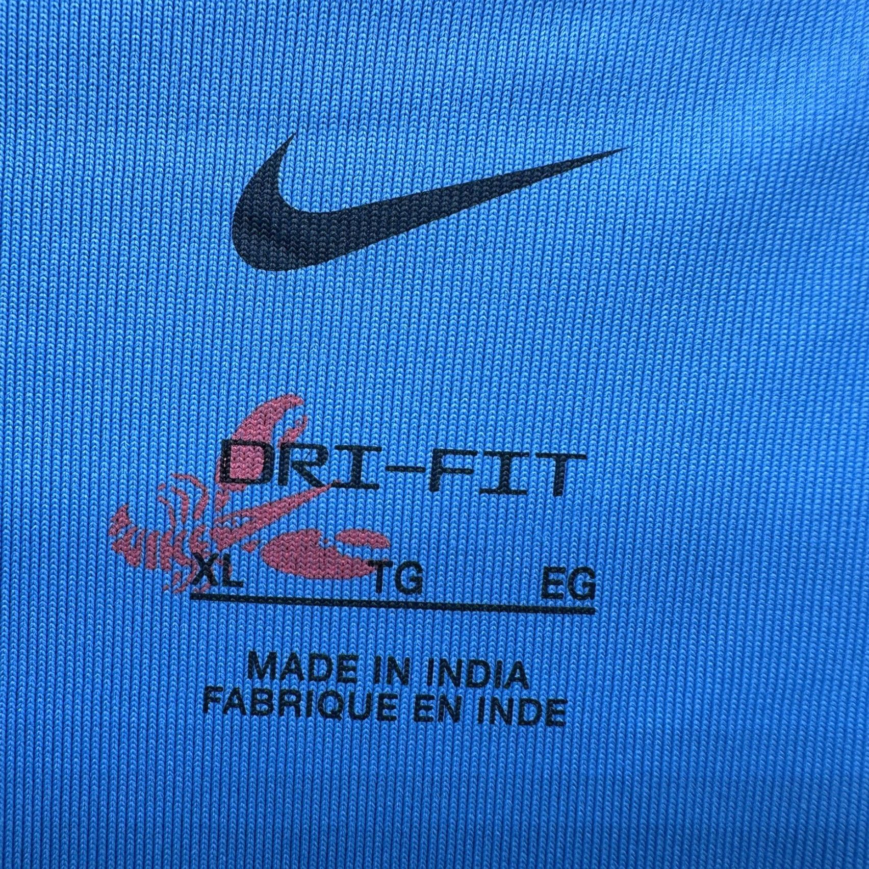 Nike Nike Dri-FIT Polo Shirt Mens XL Blue Lobster Print Golf Short Sleeve Size US XL / EU 56 / 4 - 3 Thumbnail
