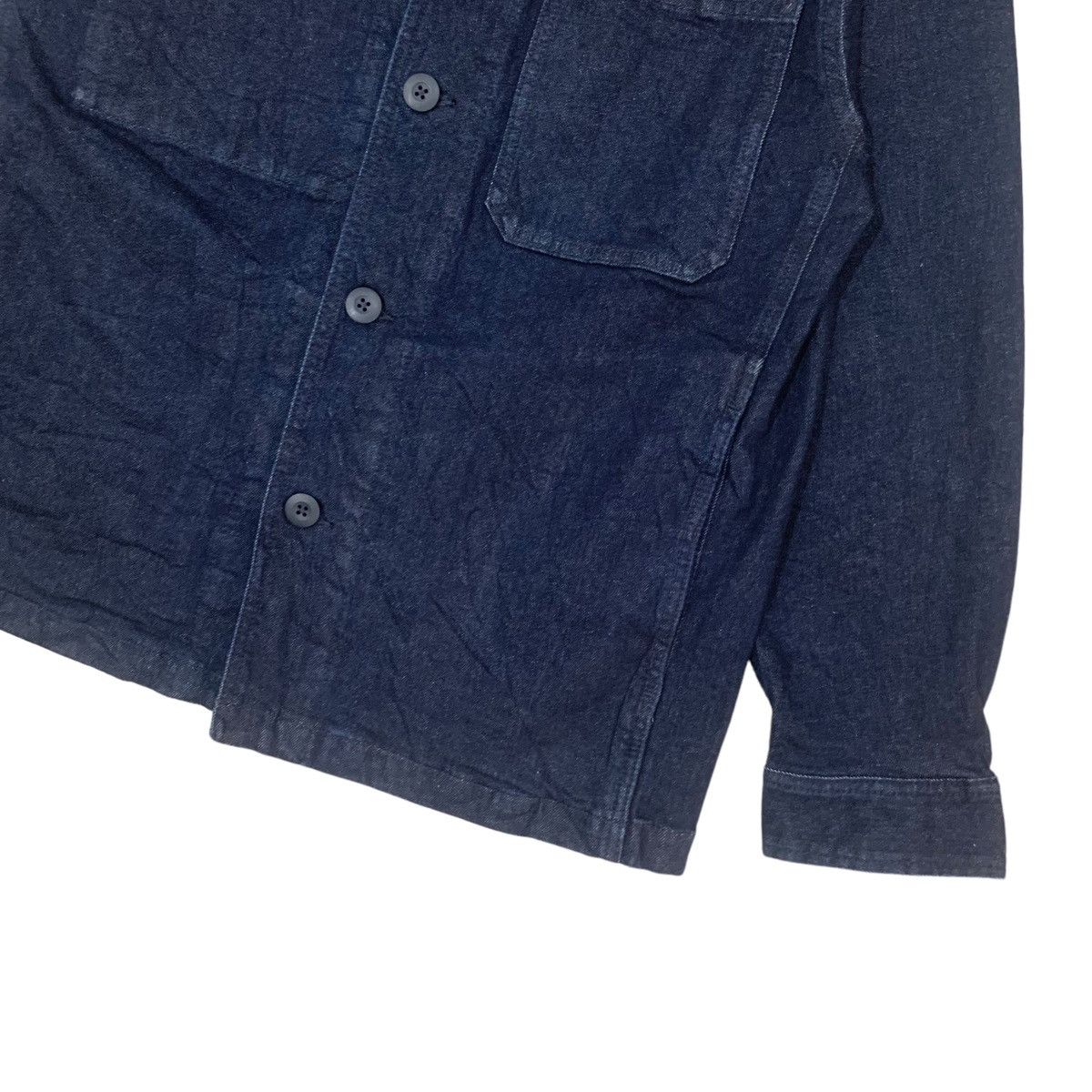 Indigo Vintage Uniqlo Indigo Denim Button Jacket Size US M / EU 48-50 / 2 - 4 Thumbnail