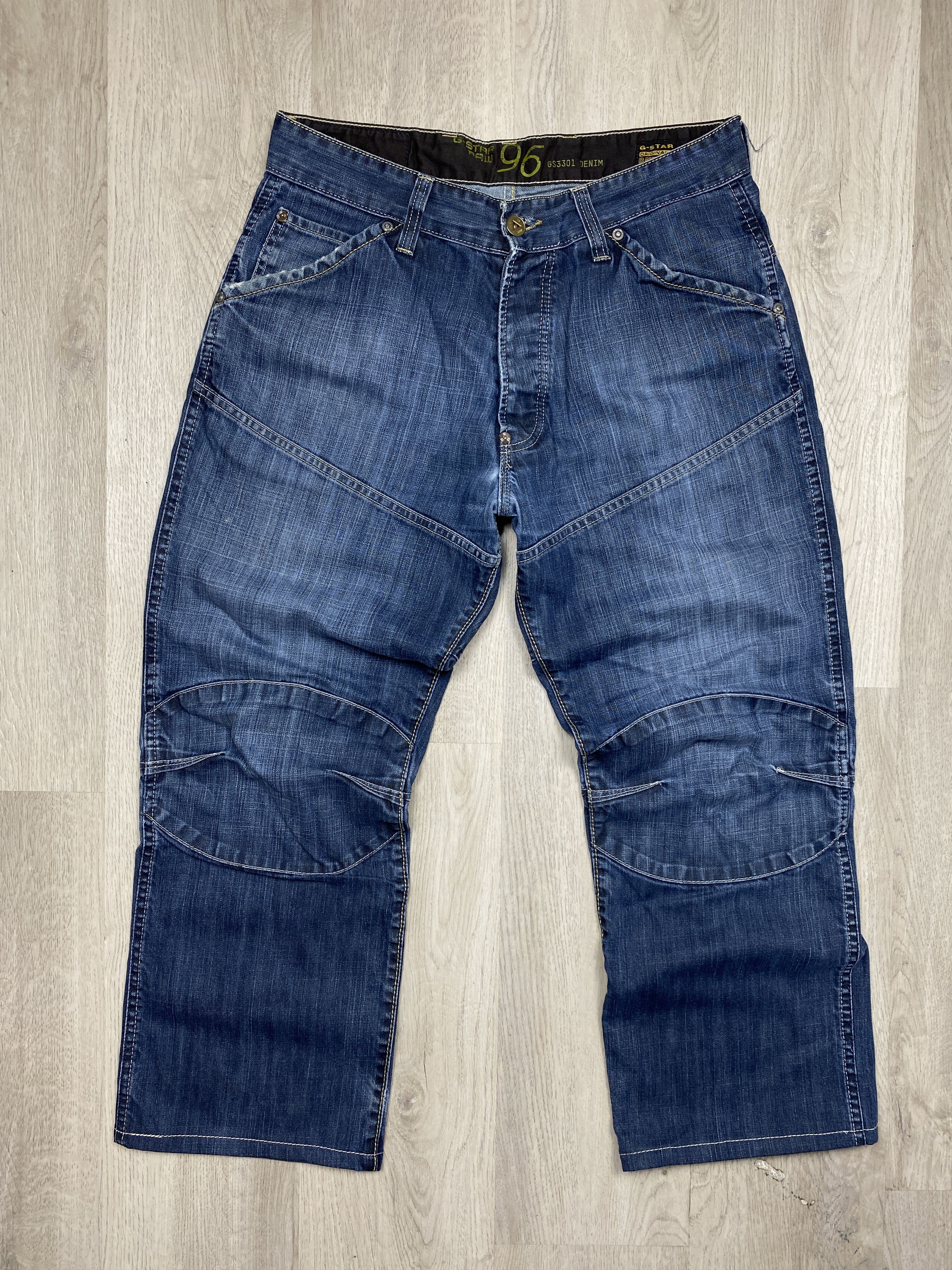 G-Star G Star Raw Mens Denim Pants Jeans Double Knee Size US 34 / EU 50 - 1 Thumbnail