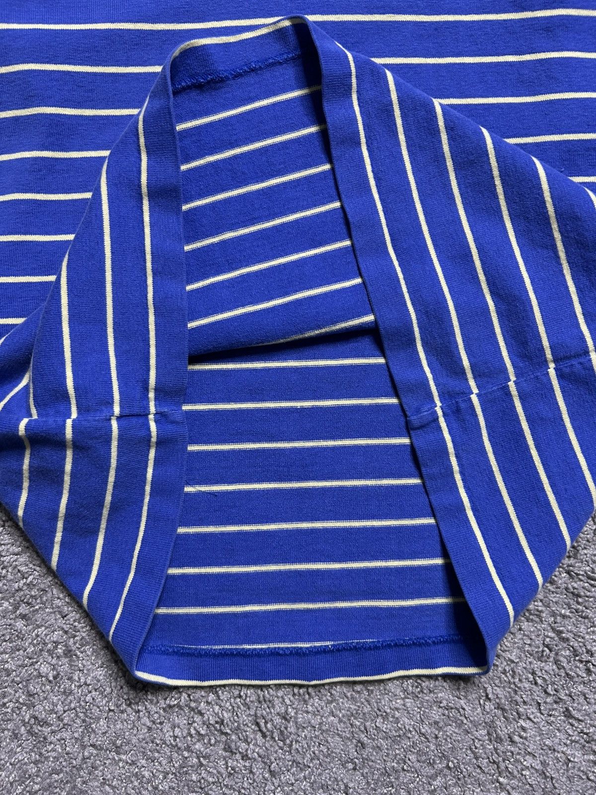 Lands' End Vintage 90s Lands End Rugby Striped Long Sleeve USA Size US XL / EU 56 / 4 - 4 Thumbnail