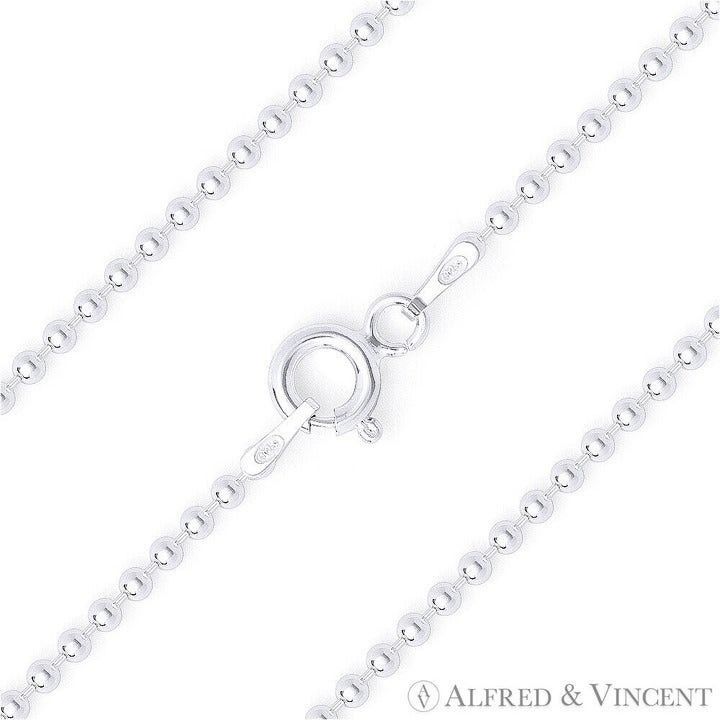 Other Polished Ball Bead Link Italian Chain Anklet Size 9 Size ONE SIZE - 1 Thumbnail