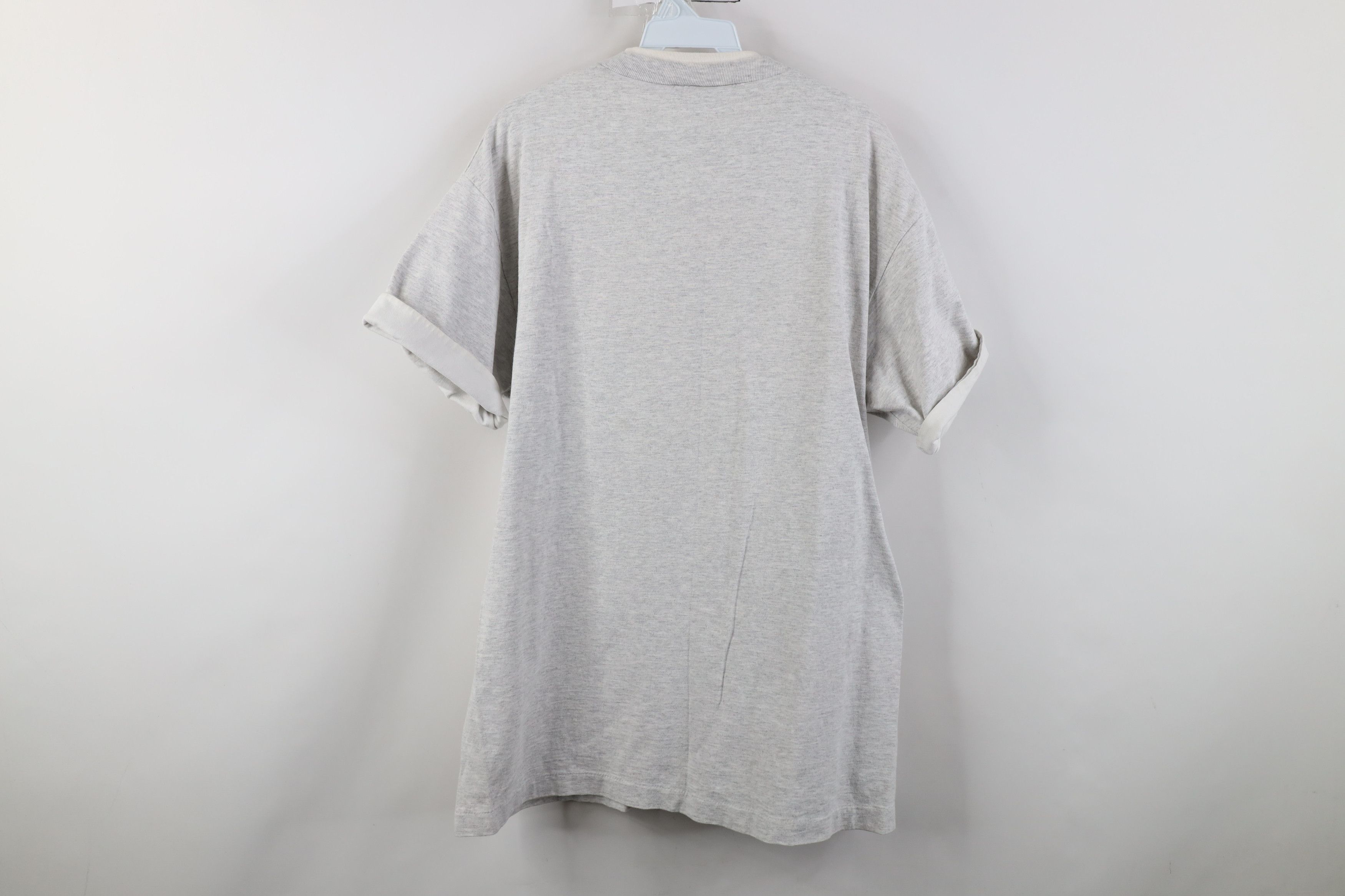 Vintage Vintage 90s Bowling Green State University T-Shirt Gray USA Size US XL / EU 56 / 4 - 13 Thumbnail