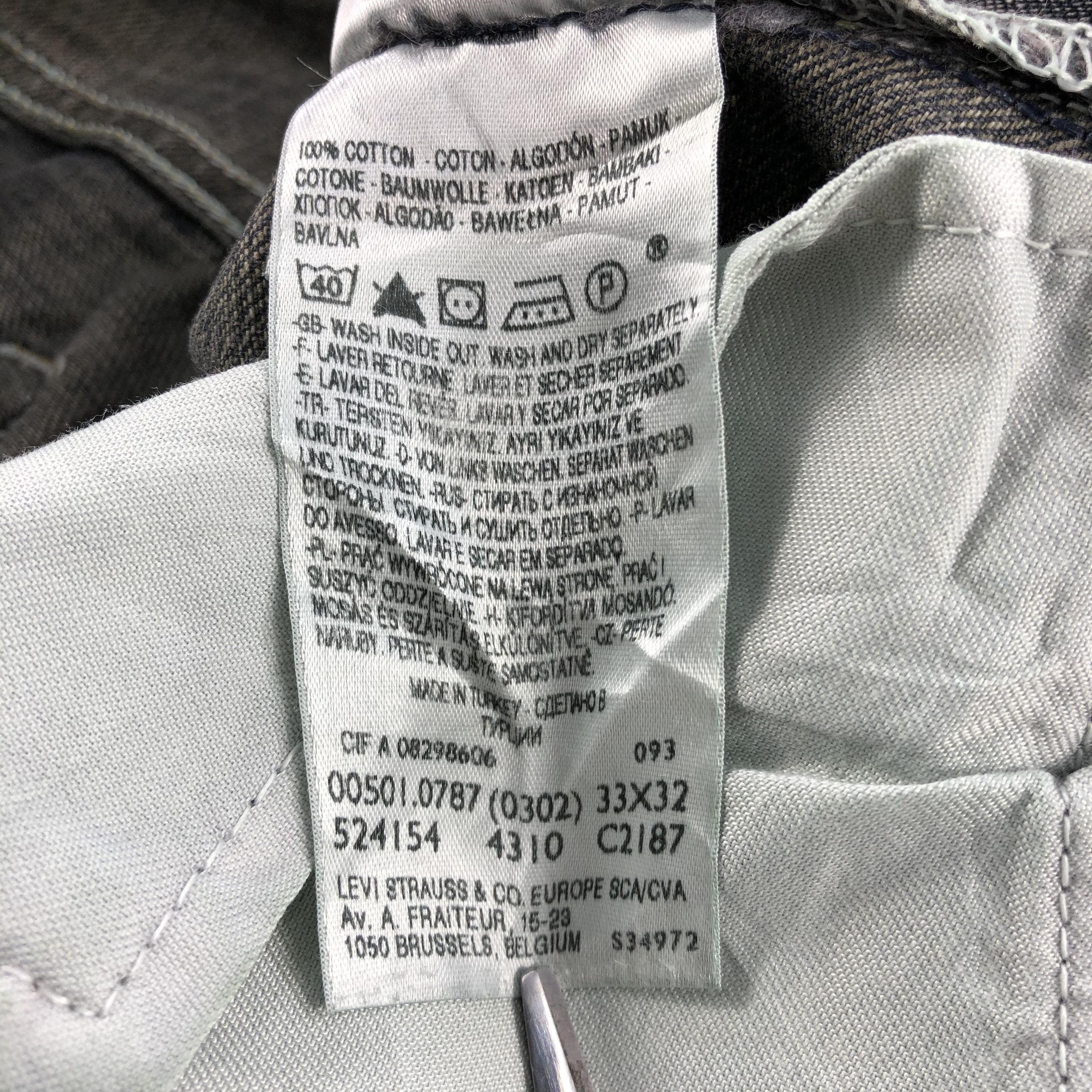 Levi's Vintage Levis 501 Earth Tone Jeans-J1526 Size US 33 - 13 Thumbnail