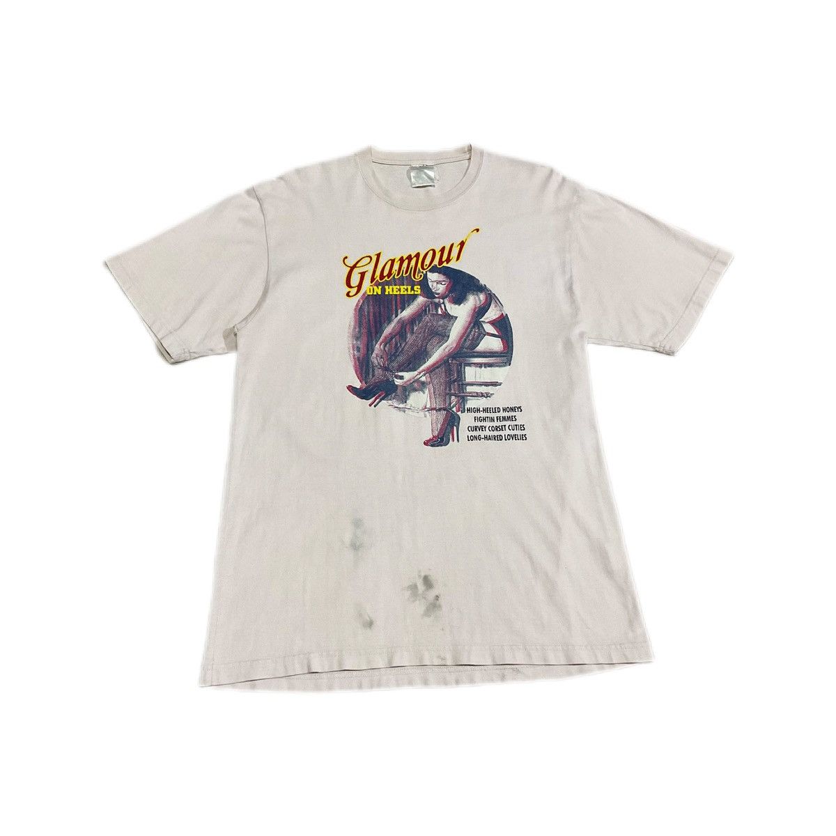 Hysteric Glamour 🔥 Sick Y2K Glamour Girl Shirt Glamour On Heel Size US L / EU 52-54 / 3 - 2 Thumbnail