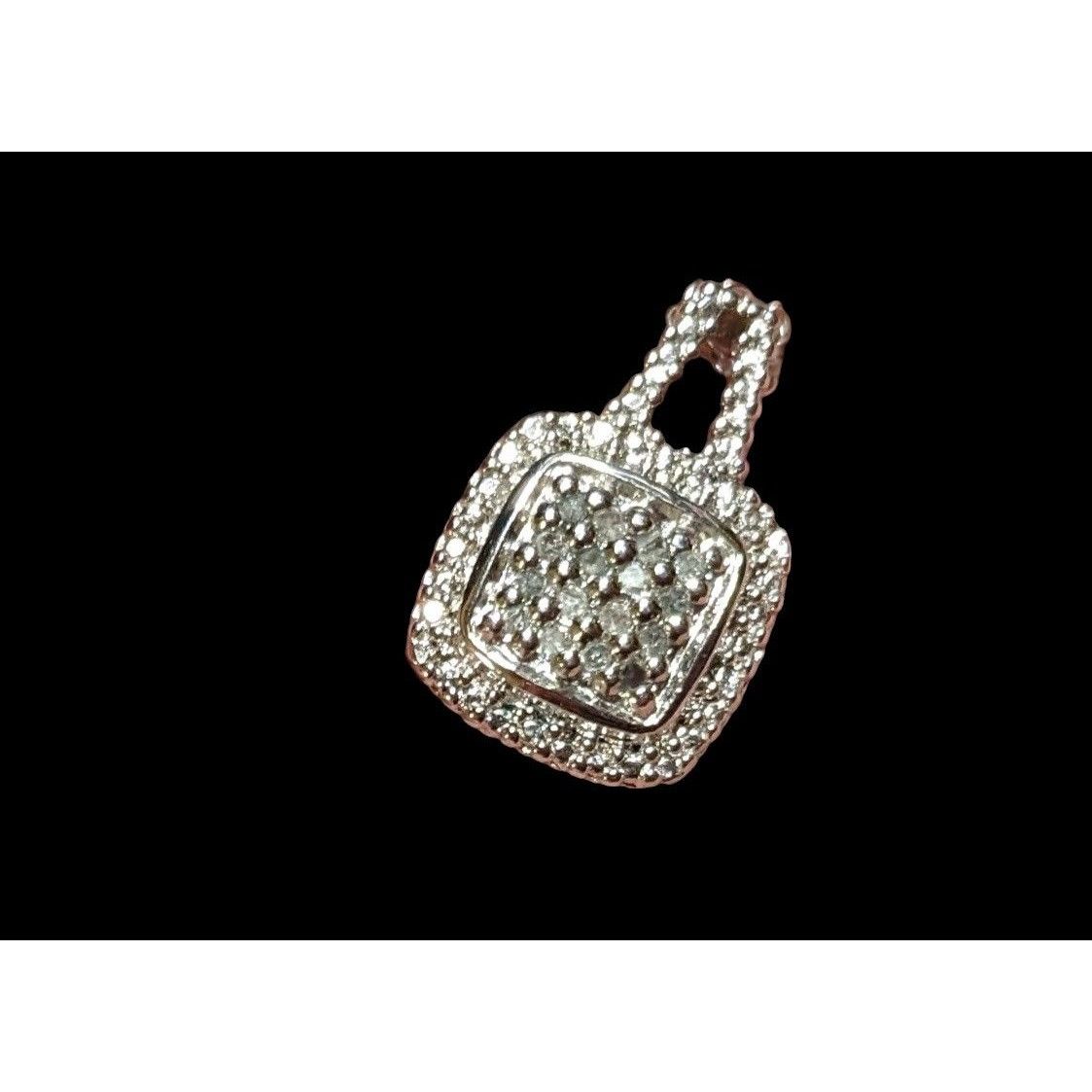 Other Elegant Glam Silver Gemmed Pendant Necklace Size ONE SIZE - 4 Thumbnail
