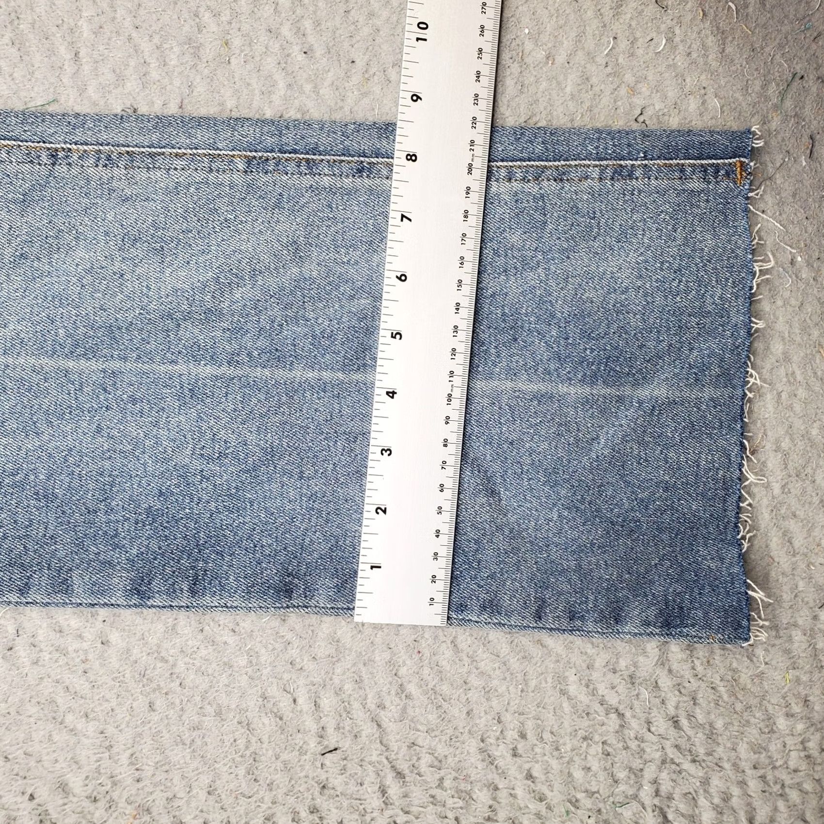 Vintage C&C California Womens Size 10 Bootcut Jeans Blue Denim Casual High Rise Frayed Hem Denim Jeans Size 32" / US 10 / IT 46 - 5 Thumbnail