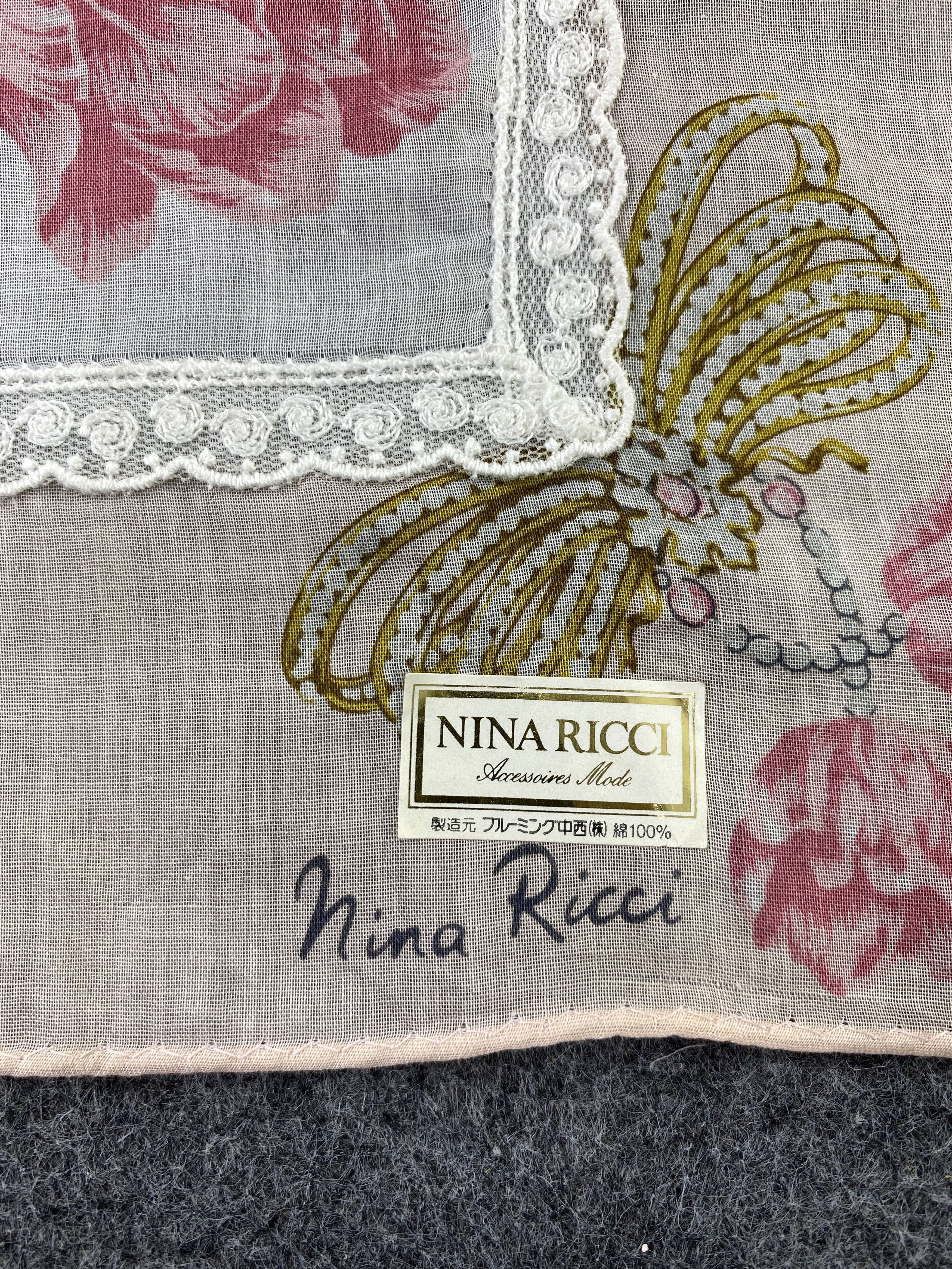 Nina Ricci Nina Ricci Handkerchief / Bandana / Neckerchief-B279 Size ONE SIZE - 5 Thumbnail