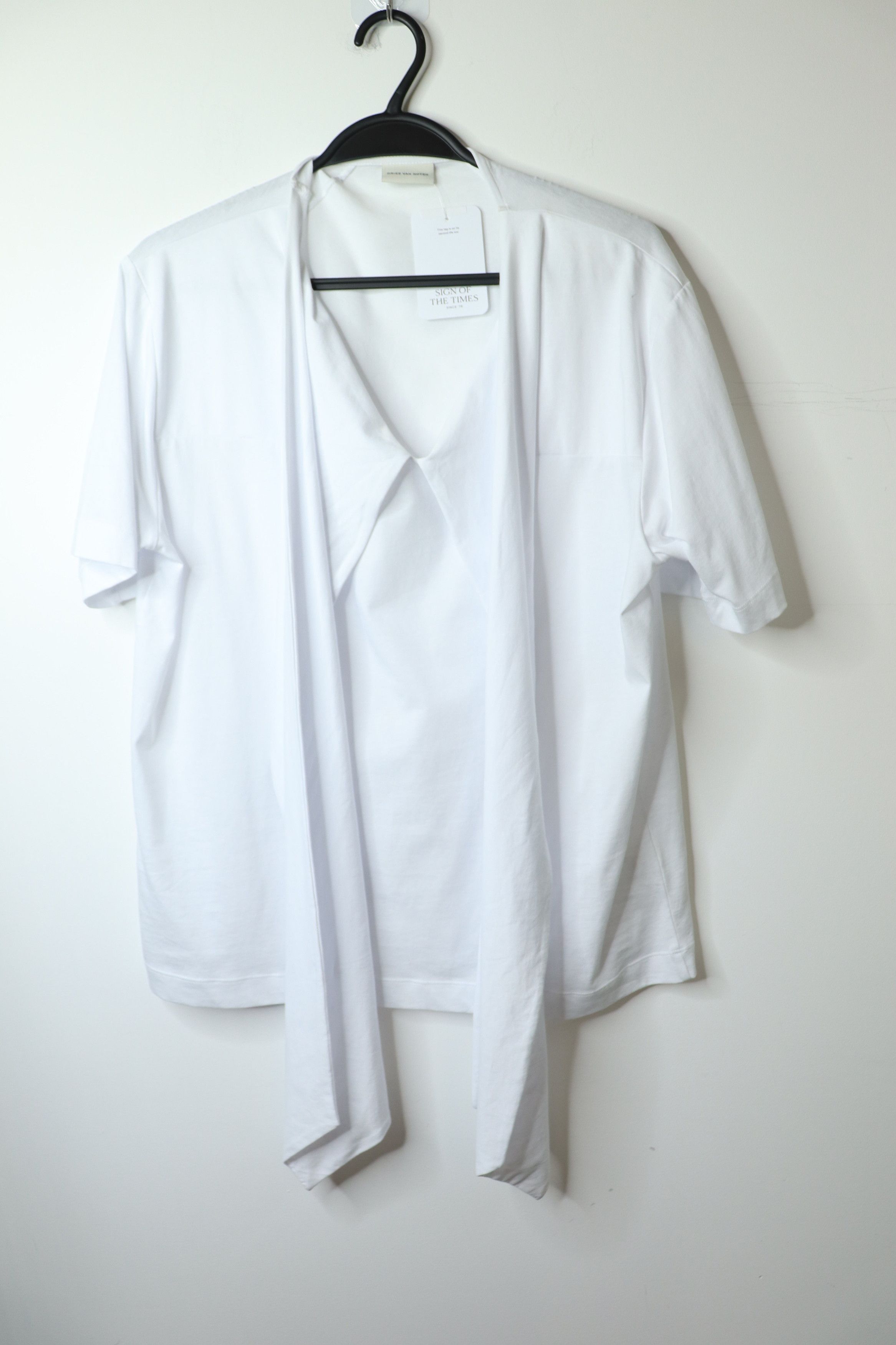 Dries Van Noten White short-sleeved top - S Size S / US 4 / IT 40 - 1 Thumbnail