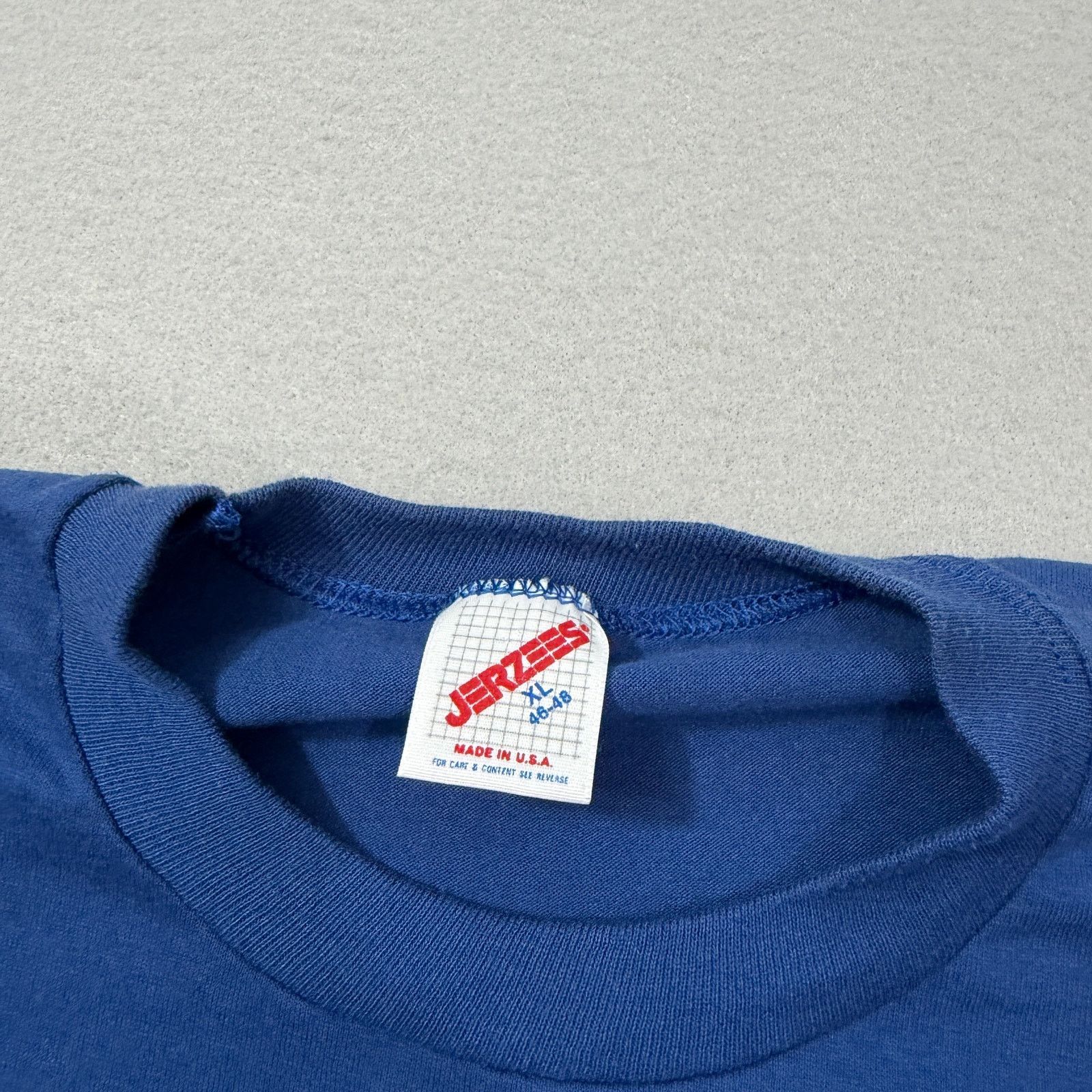 Vintage Vintage I Love For Fishing Shirt Extra Large Blue 90s USA Size US XL / EU 56 / 4 - 5 Thumbnail